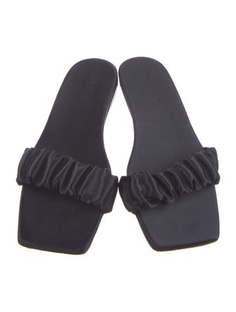 Tibi Leather Slides