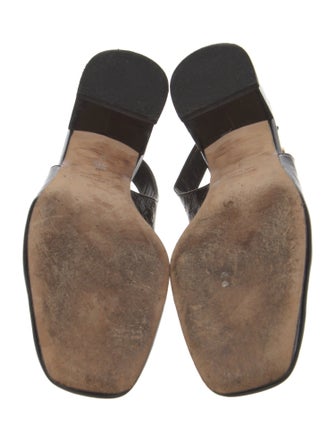 Tibi Leather Slingback Pumps