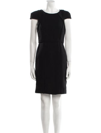 Tibi Virgin Wool Knee-Length Dress