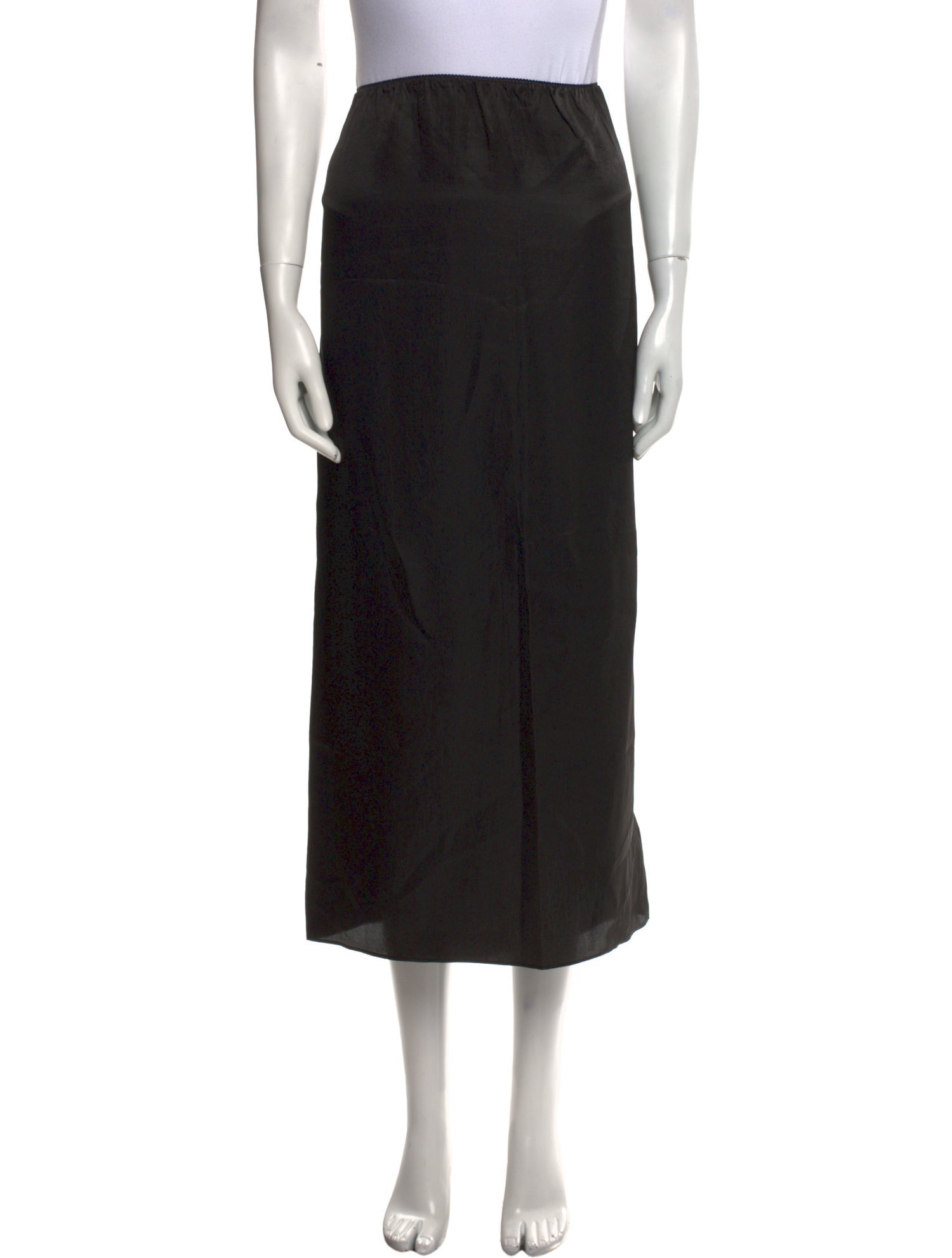 Tibi Pleated Accents Midi Length Skirt