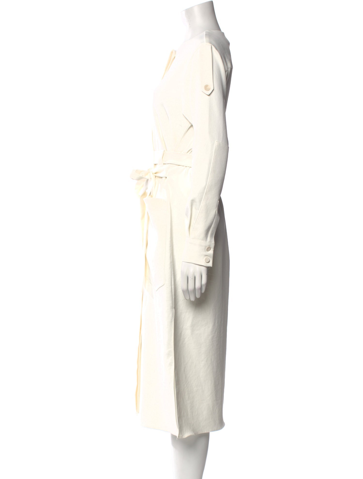 Tibi Crew Neck Midi Length Dress