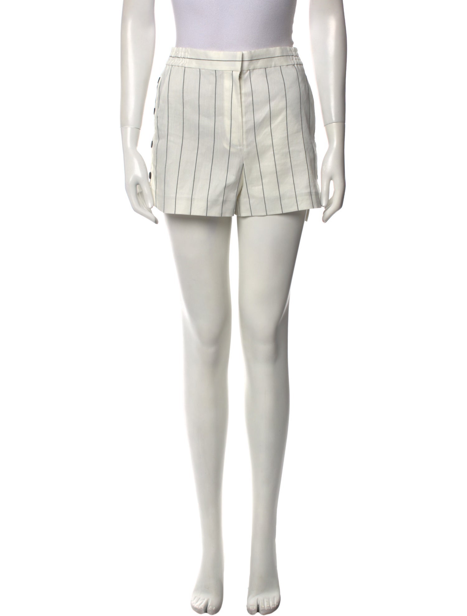 Tibi Linen Mini Shorts