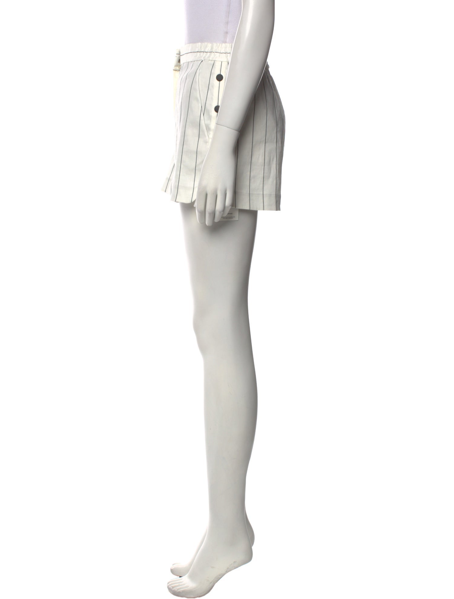 Tibi Linen Mini Shorts