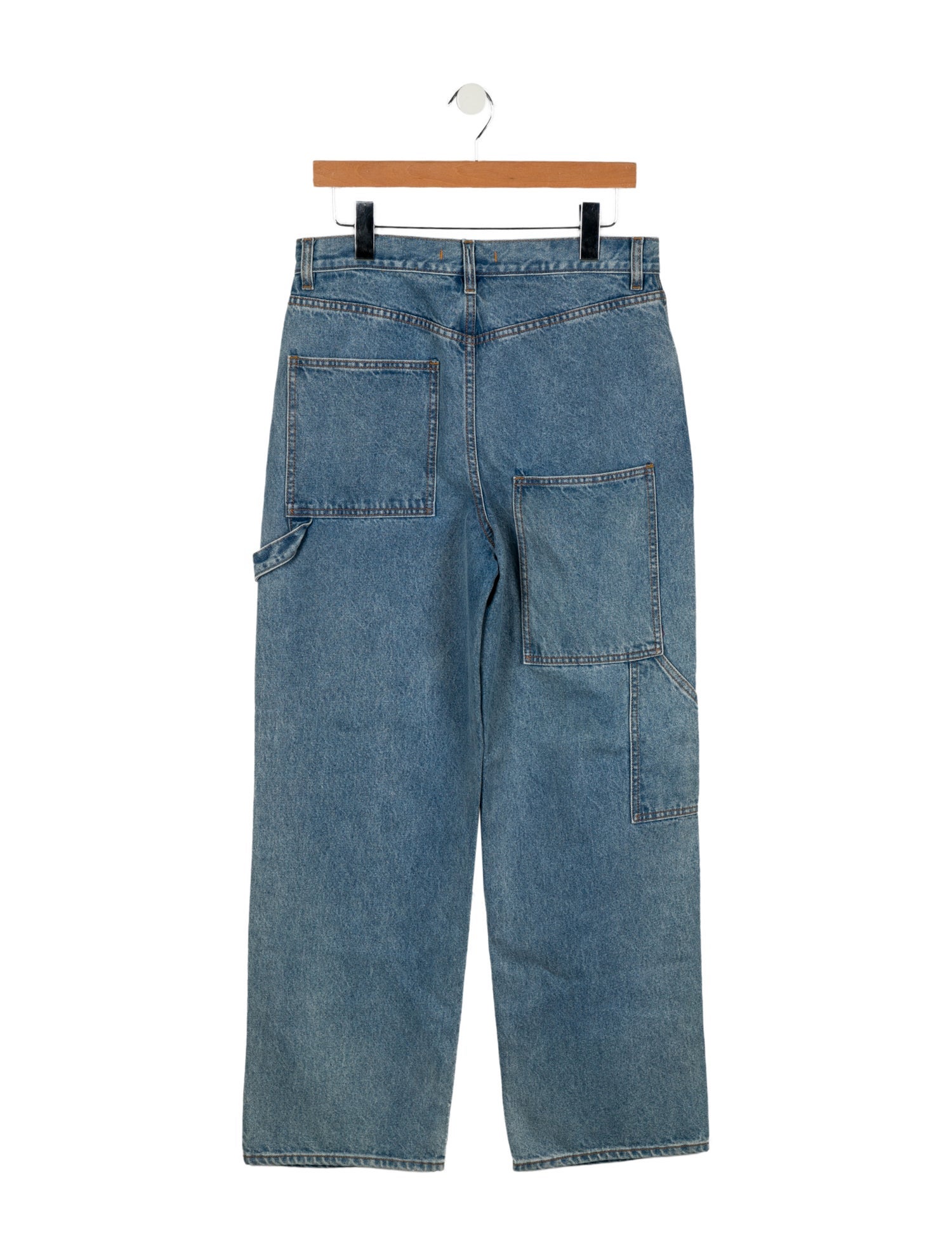 Tibi High-Rise Wide Leg Jeans