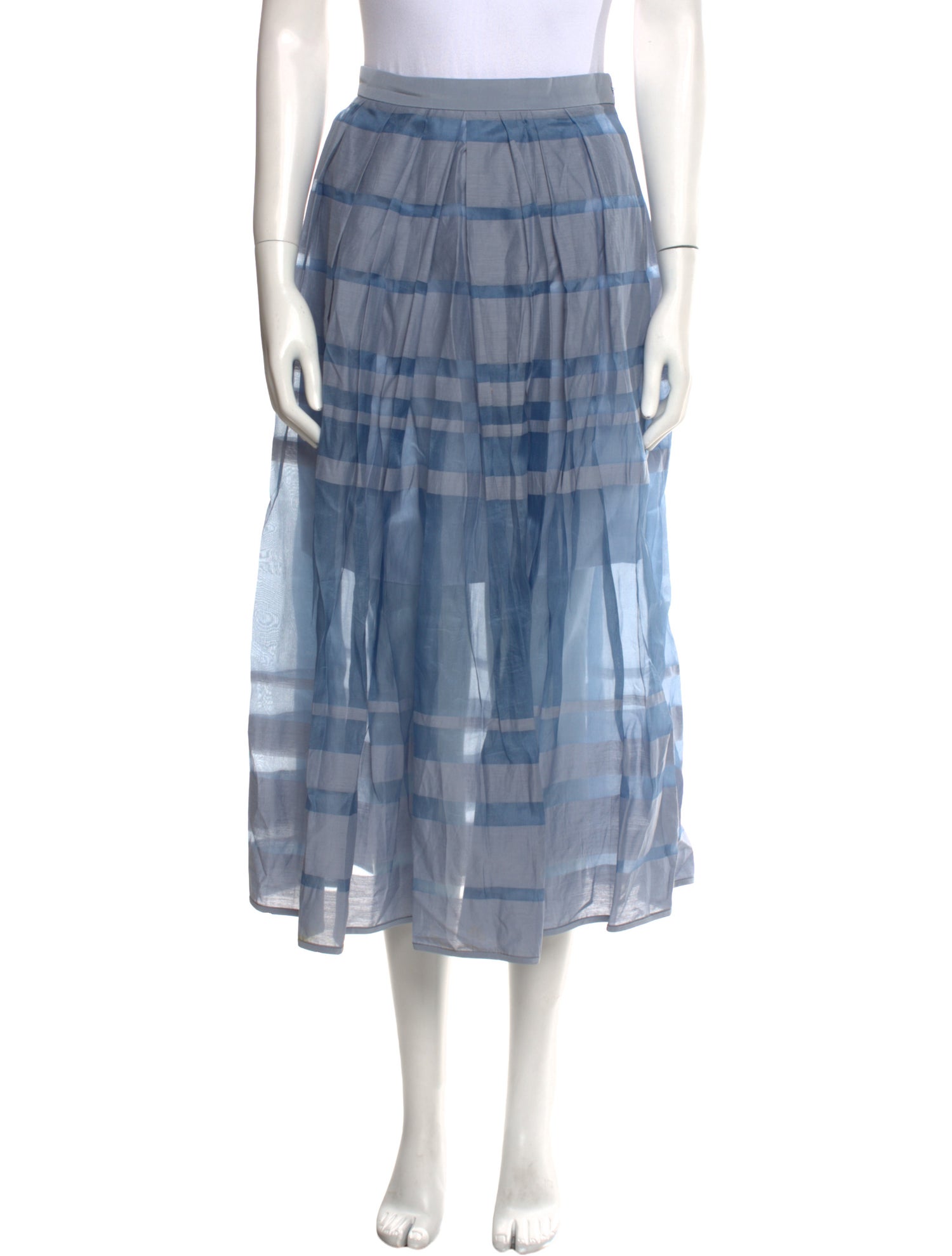 Tibi Striped Midi Length Skirt w/ Tags