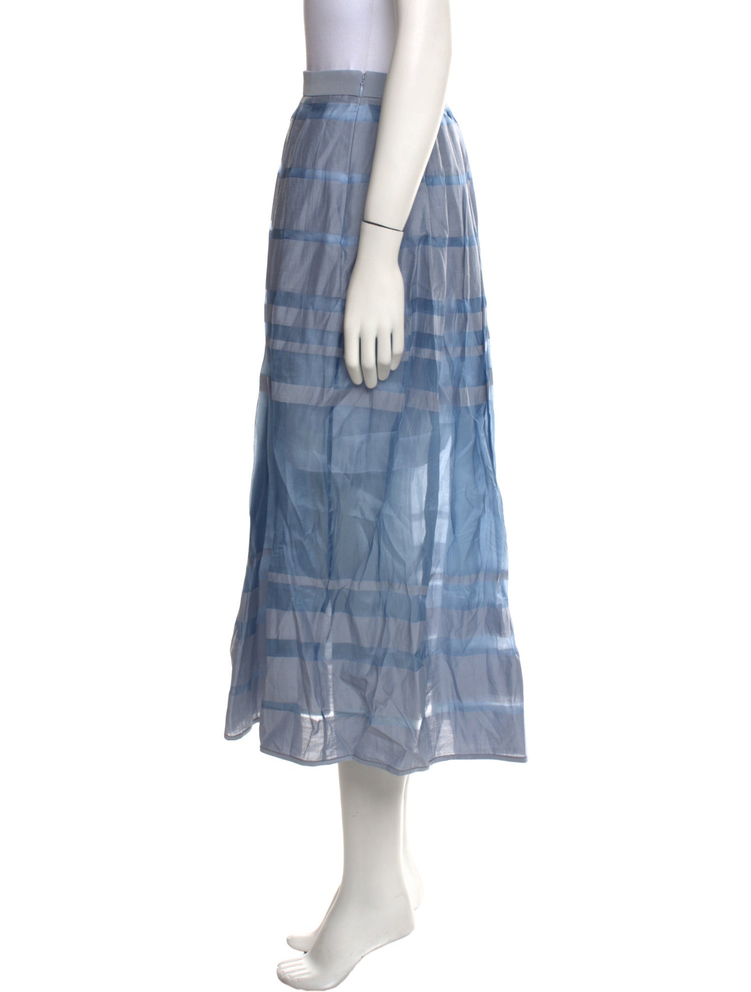 Tibi Striped Midi Length Skirt w/ Tags