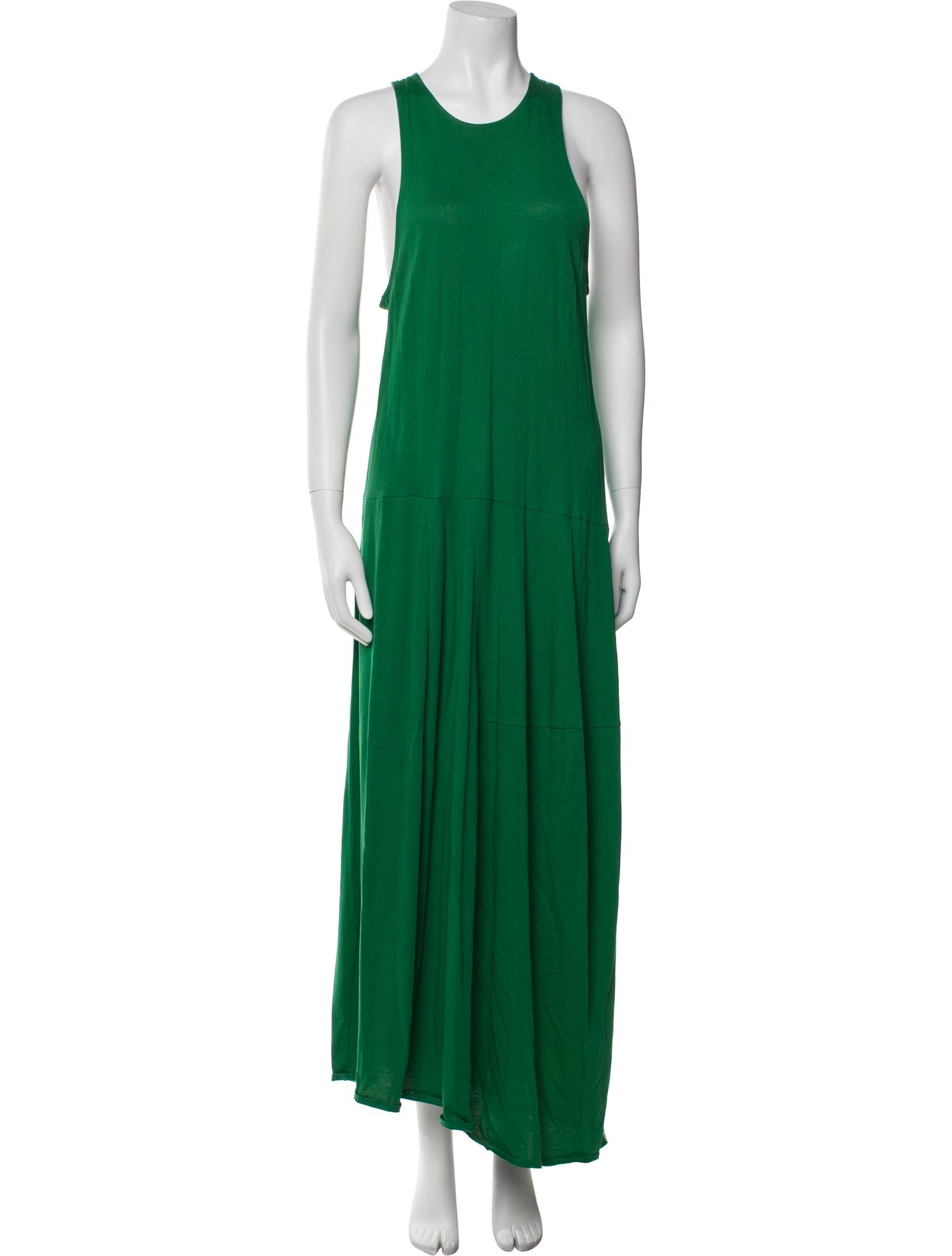 Tibi Crew Neck Long Dress