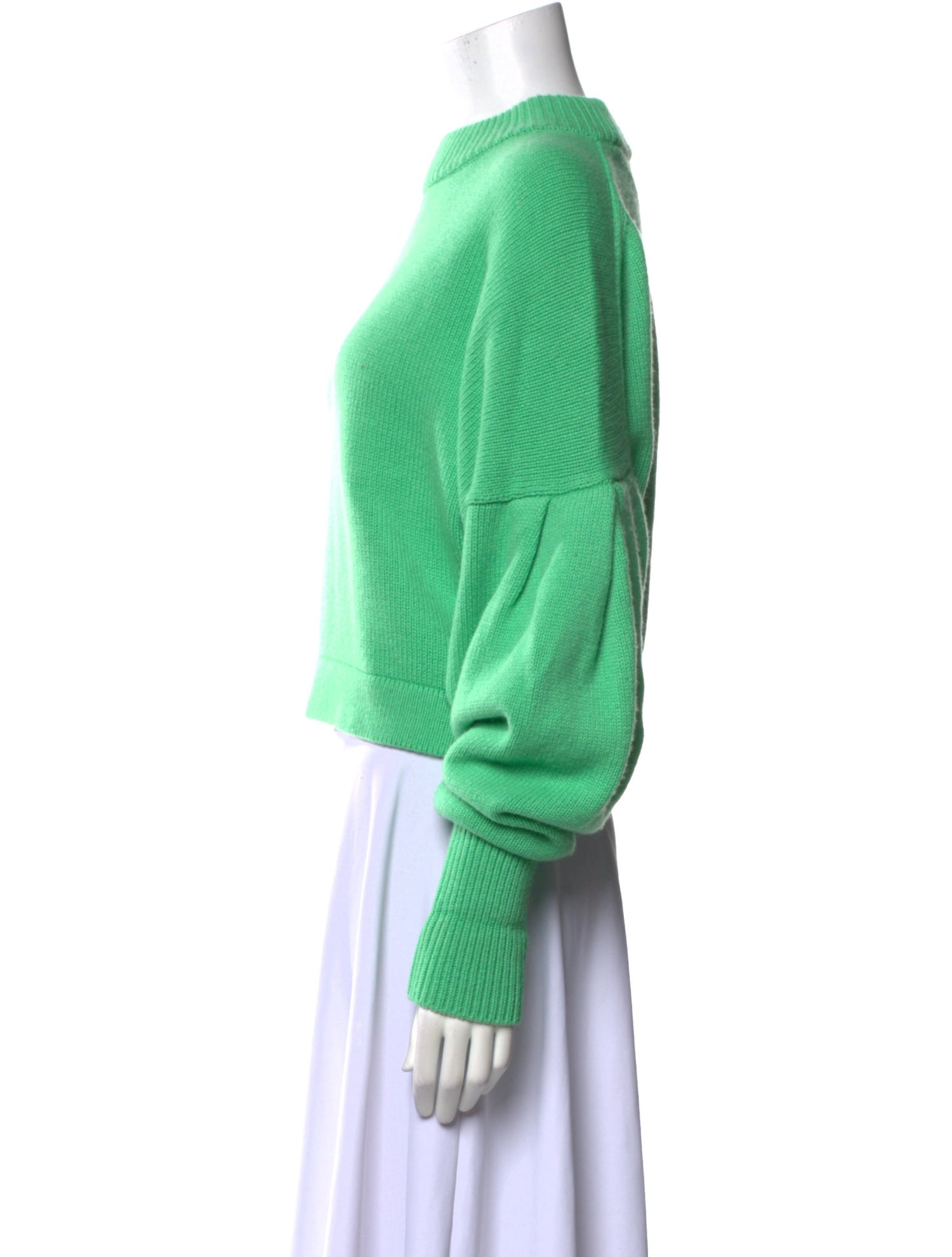 Tibi Cashmere Mock Neck Sweater