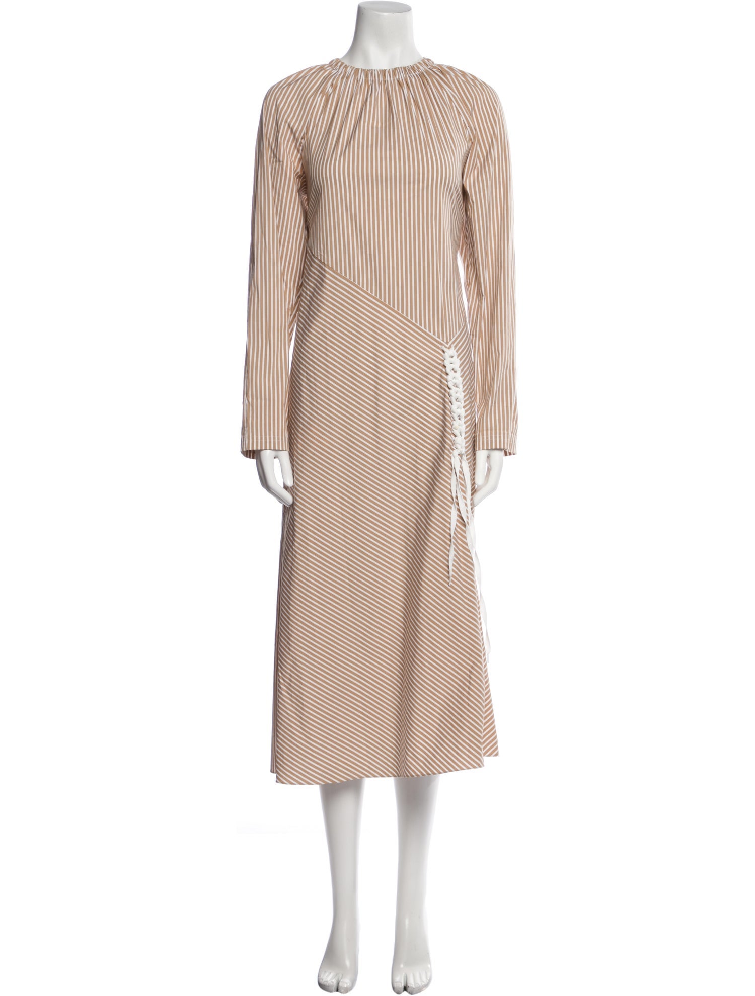 Tibi Striped Long Dress