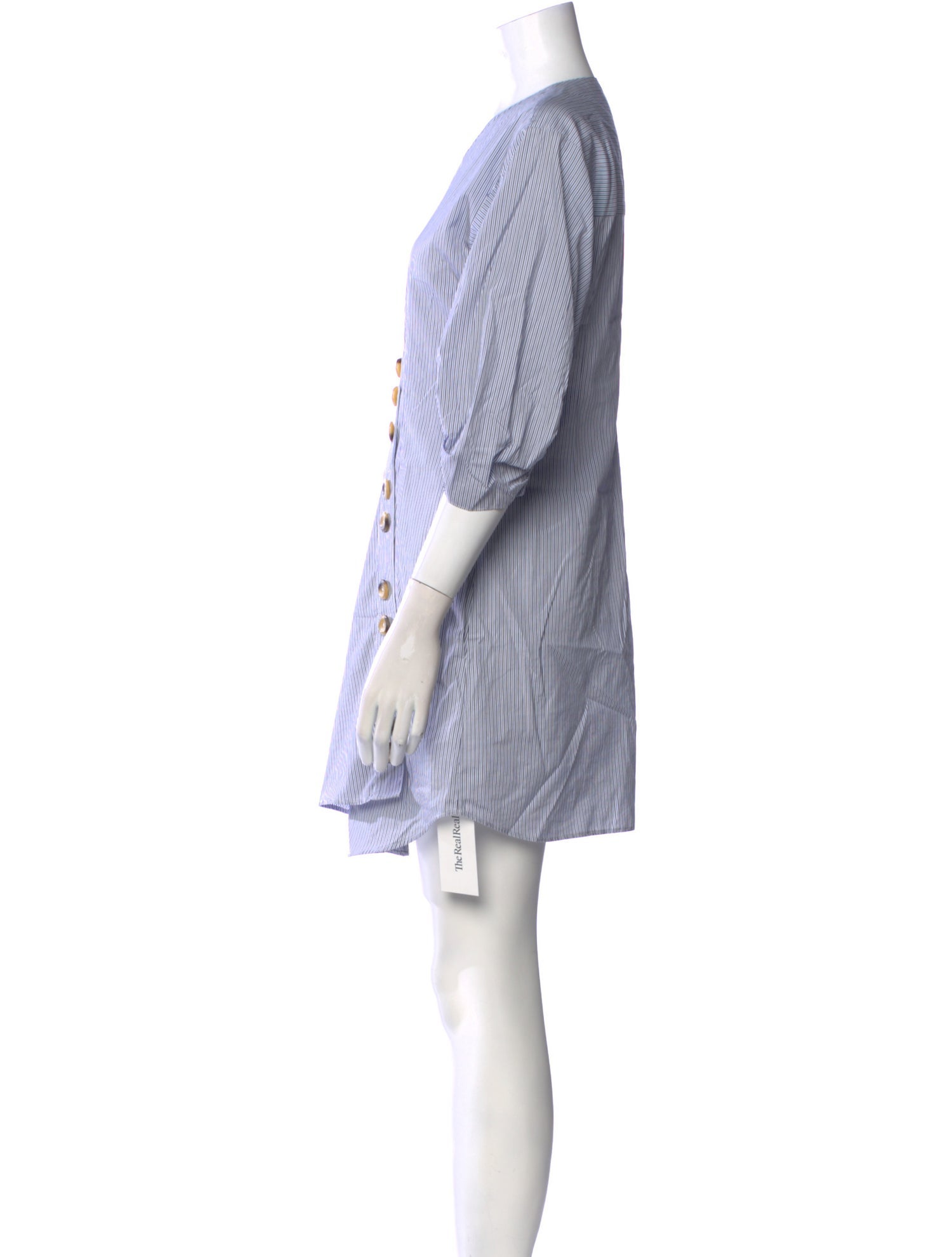 Tibi Striped Mini Dress