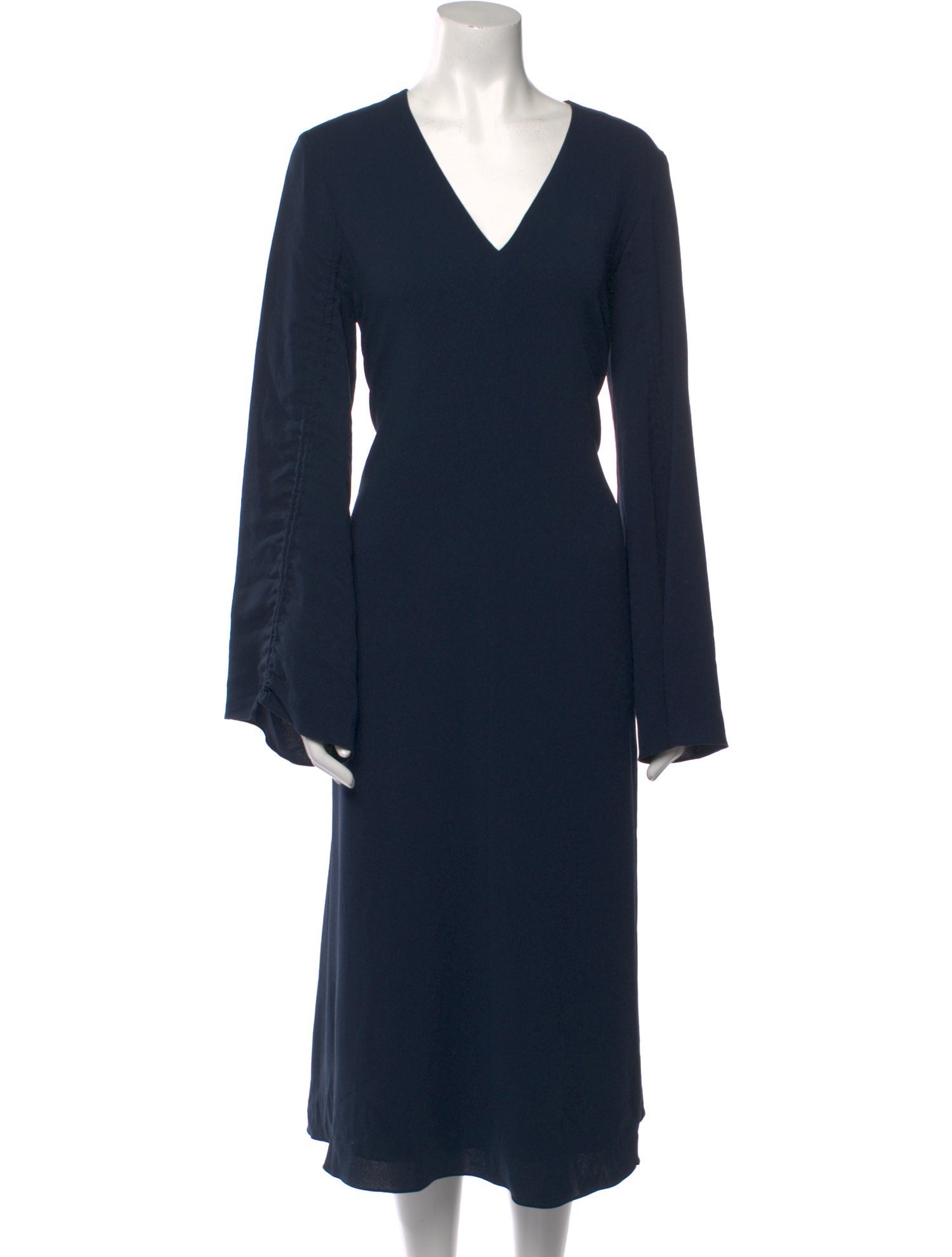 Tibi V-Neck Long Dress