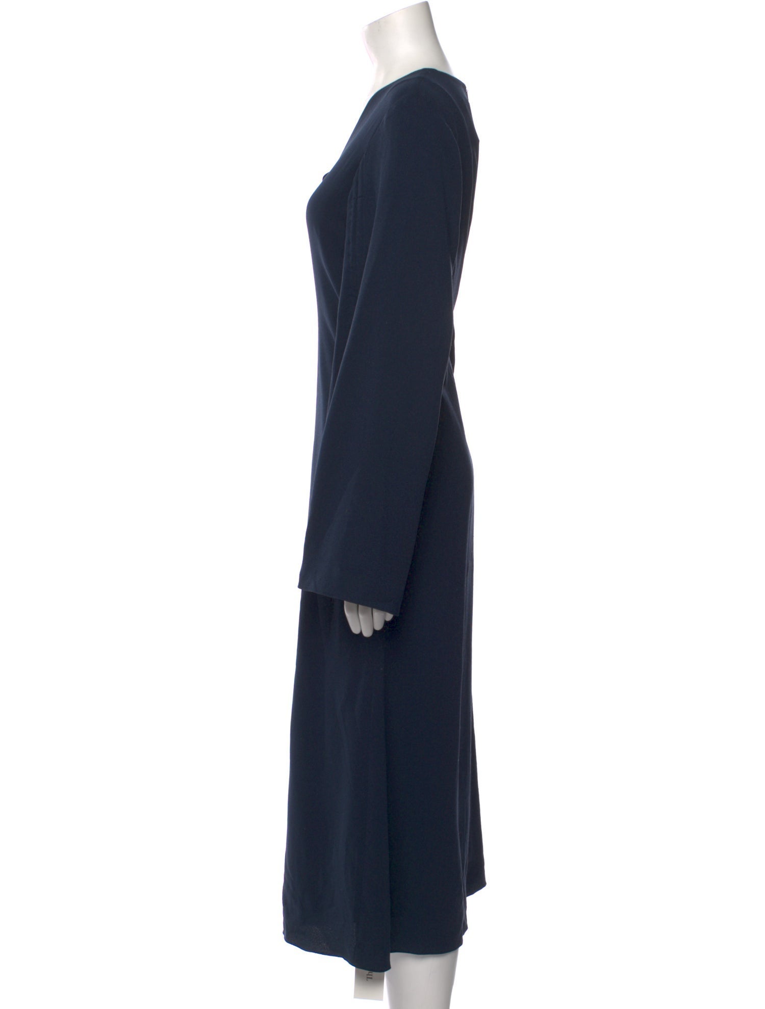 Tibi V-Neck Long Dress