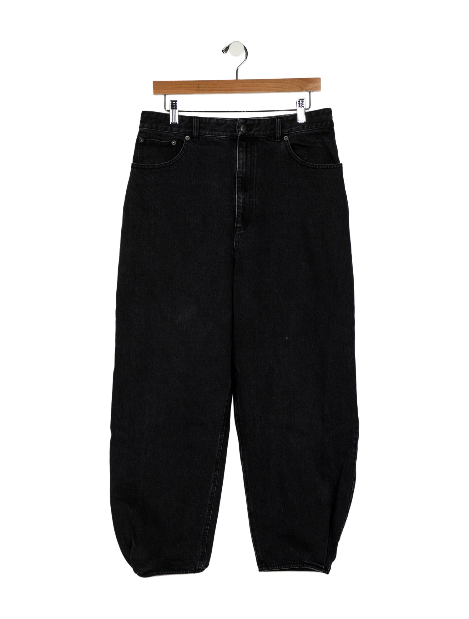 Tibi High-Rise Straight Leg Jeans