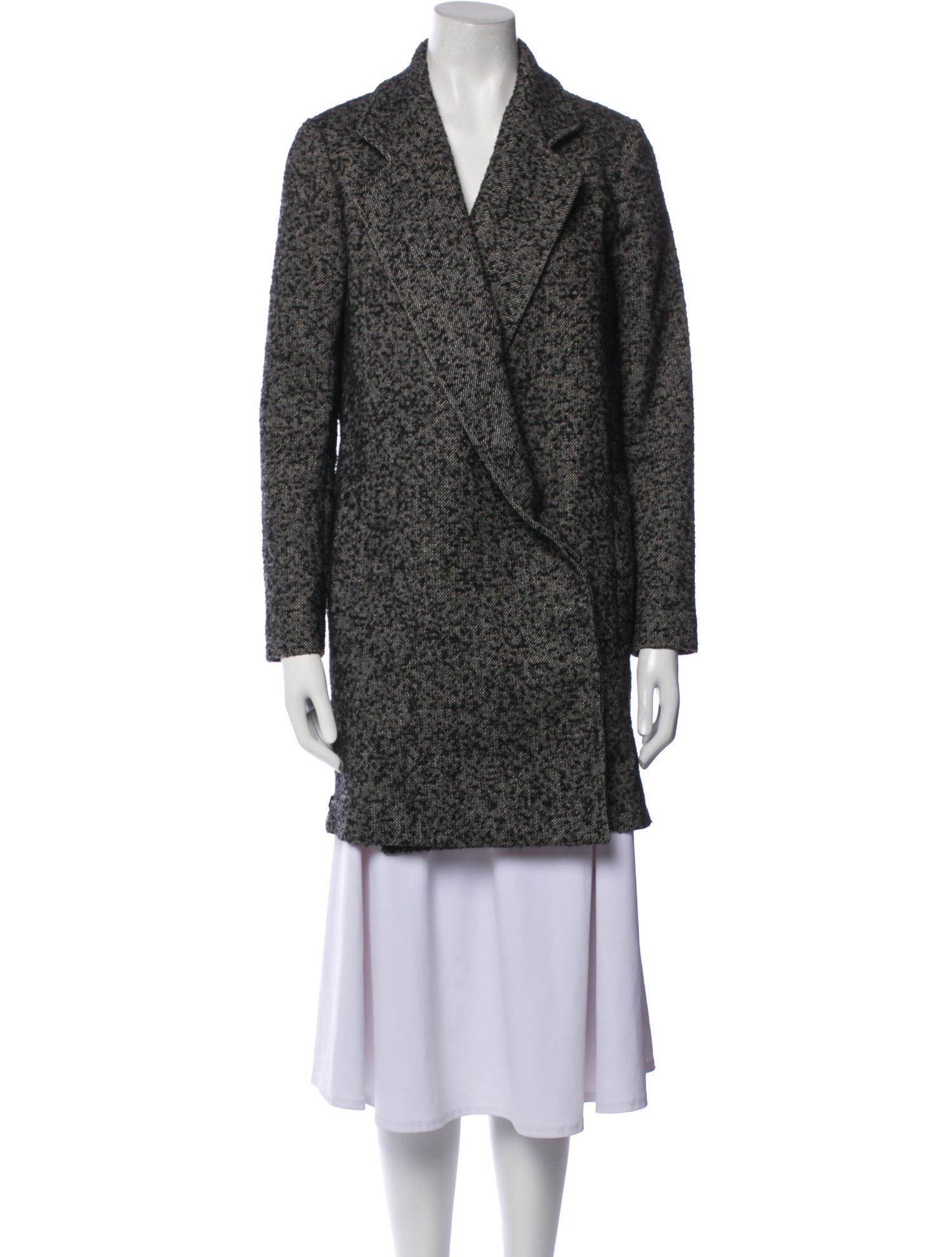 Tibi Tweed Pattern Coat