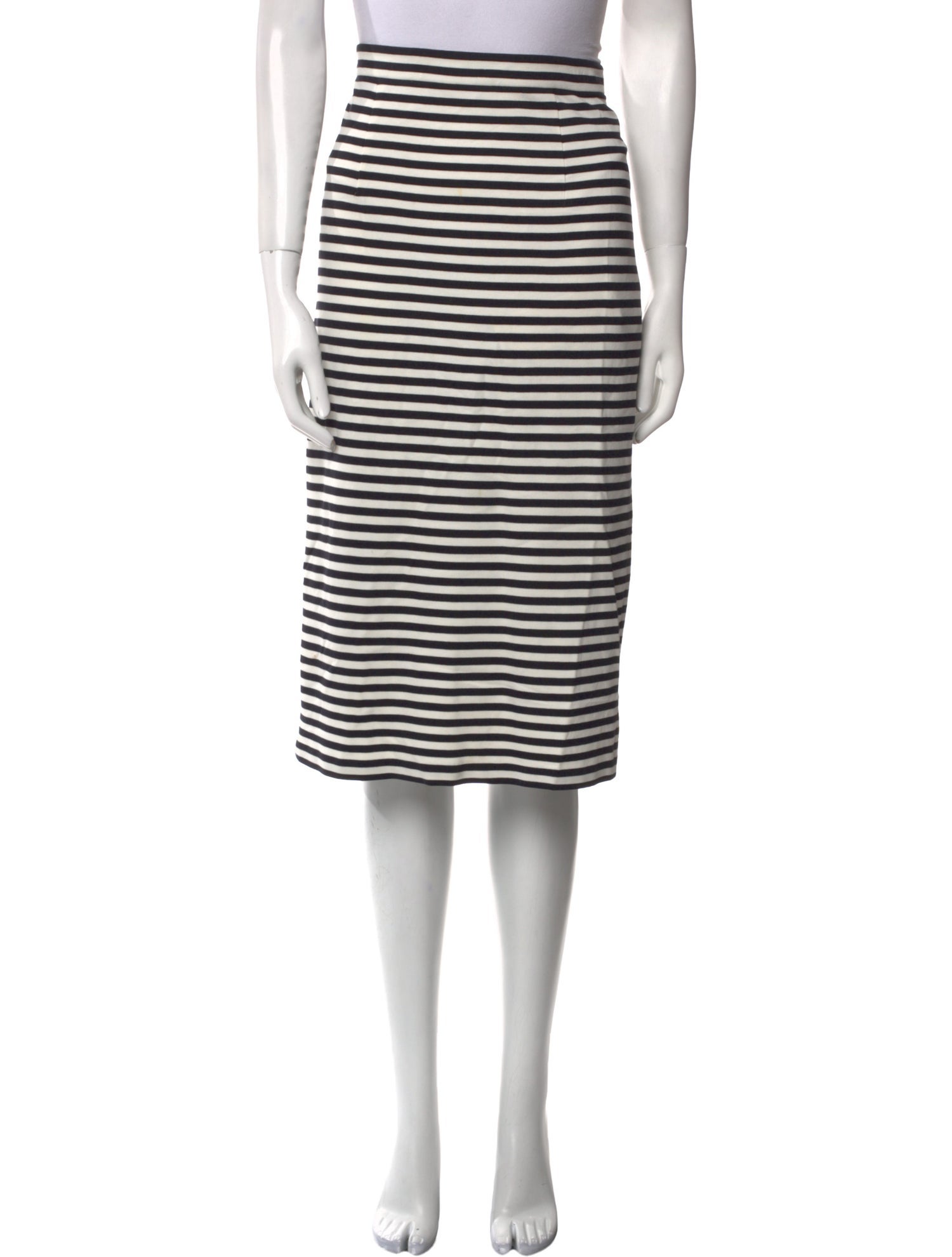 Tibi Striped Knee-Length Skirt w/ Tags