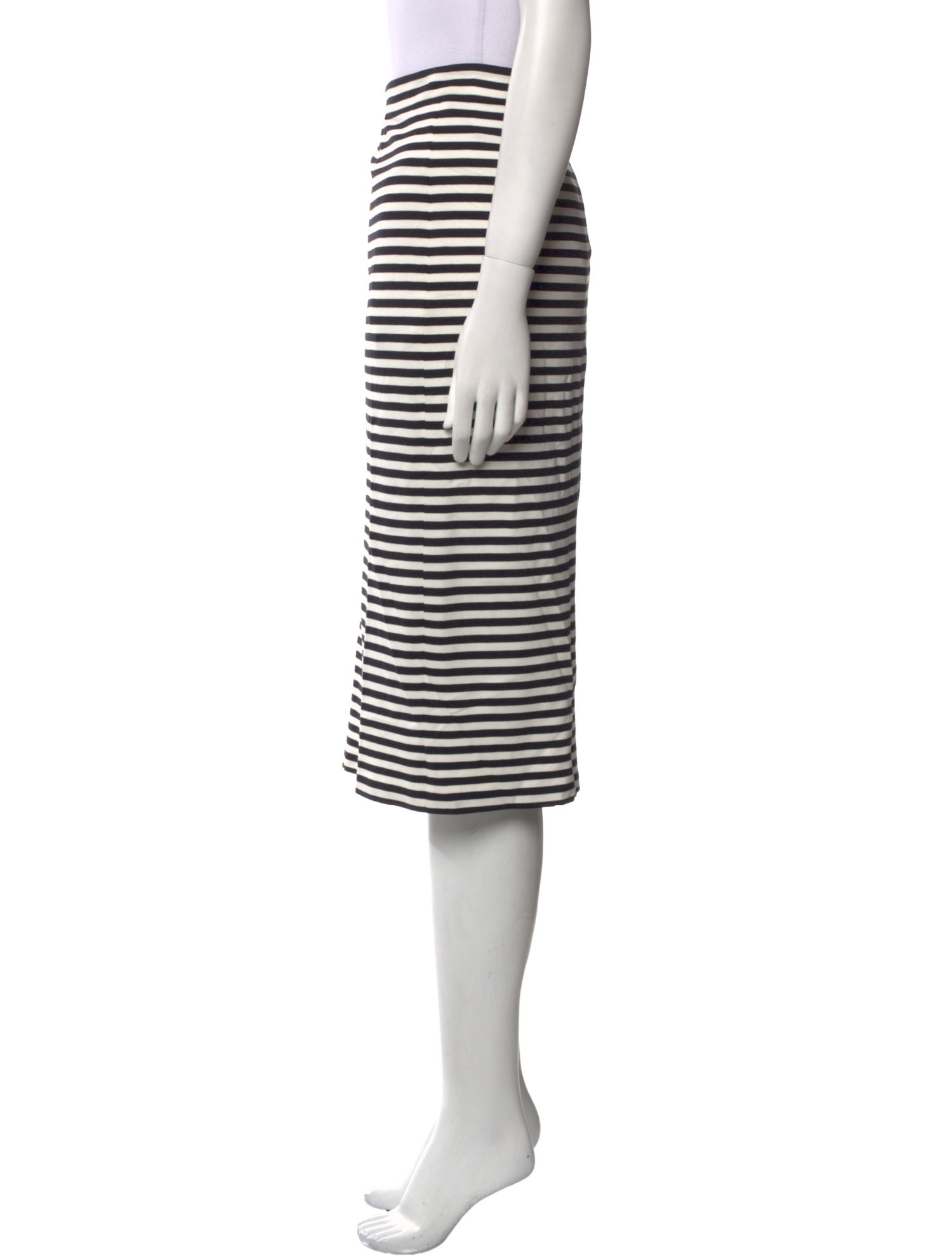 Tibi Striped Knee-Length Skirt w/ Tags