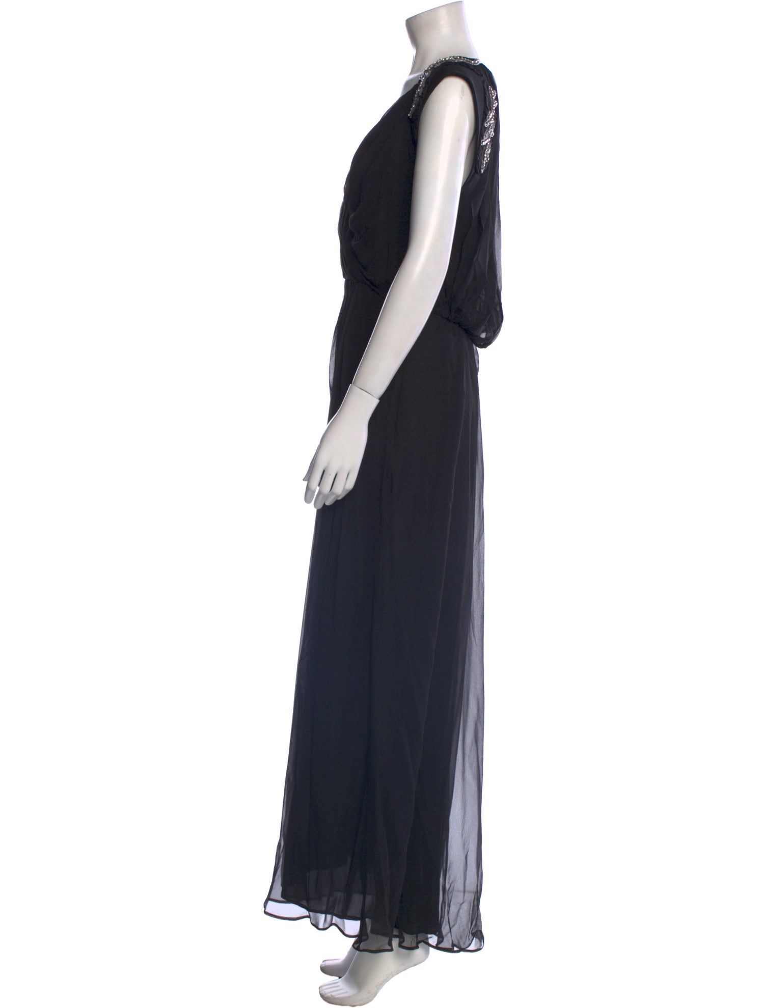 Tibi Silk Long Dress