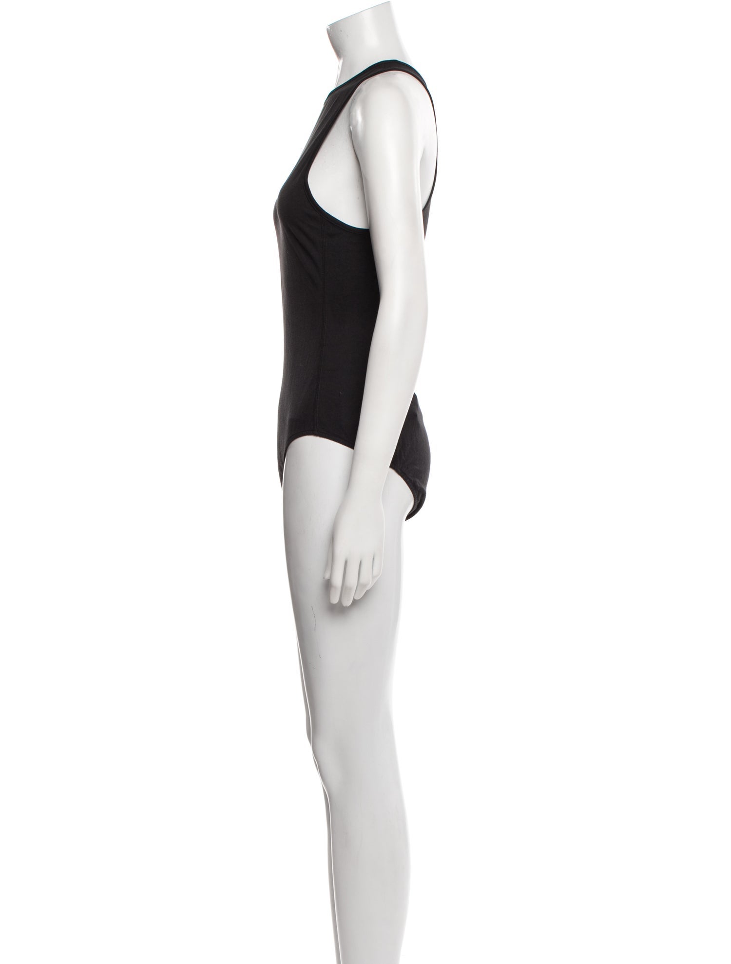Tibi Crew Neck Sleeveless Bodysuit