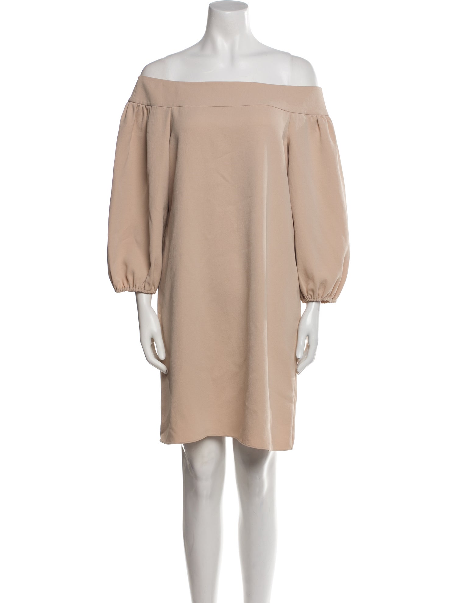 Tibi Off-The-Shoulder Mini Dress