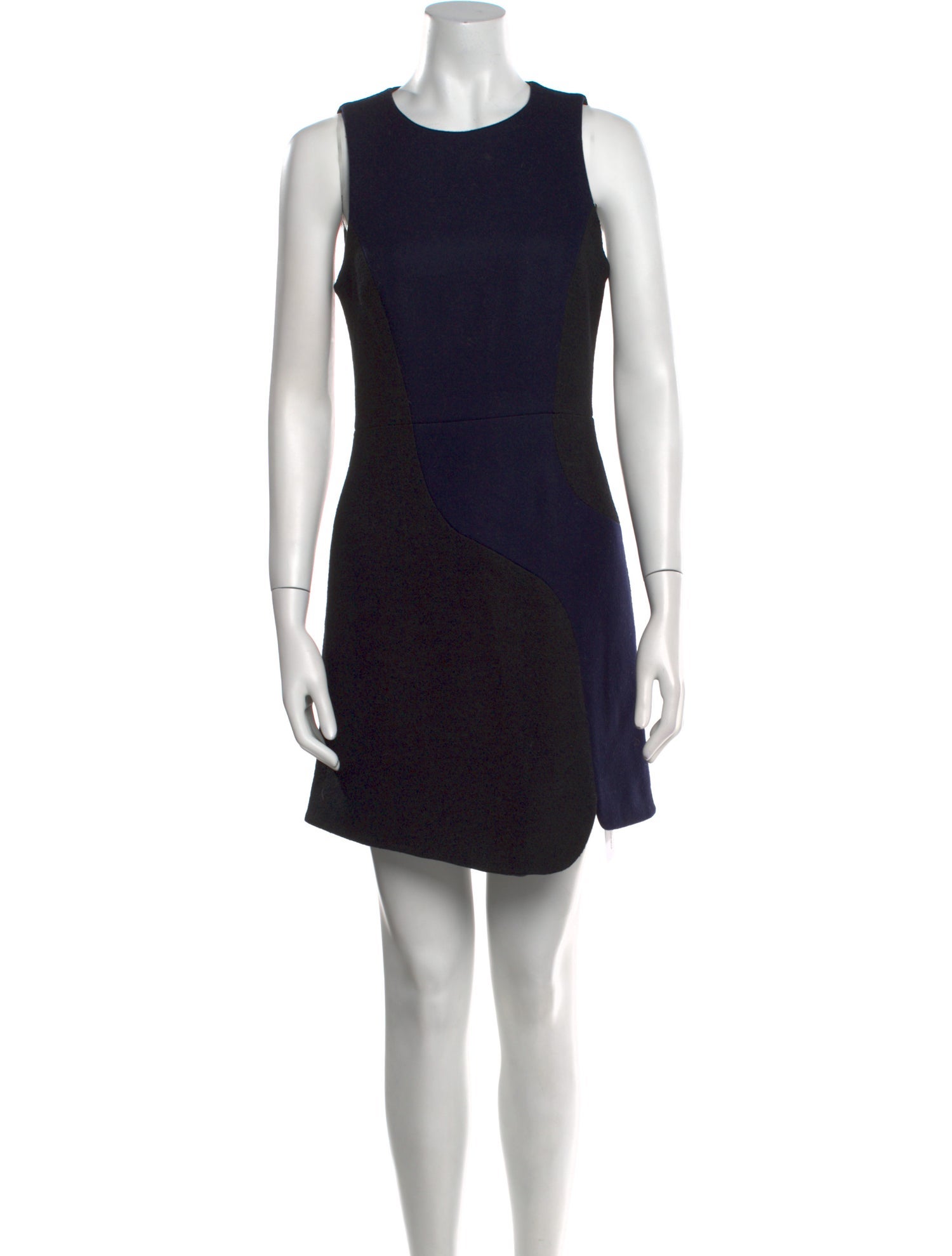Tibi Virgin Wool Mini Dress