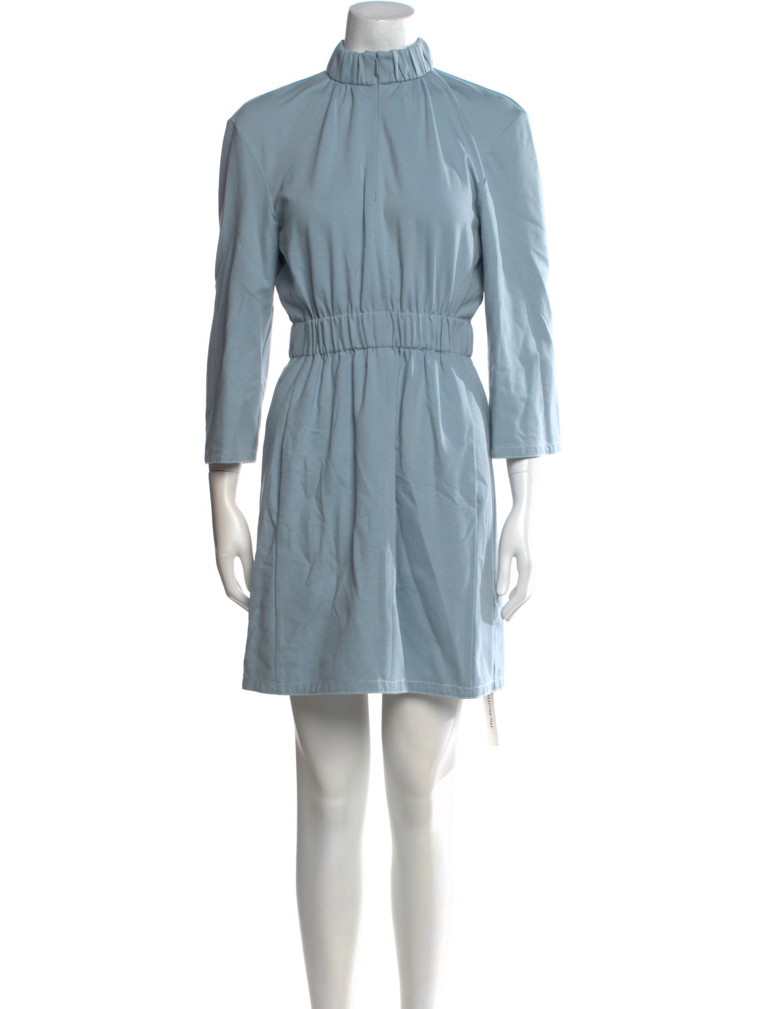 Tibi Mock Neck Mini Dress