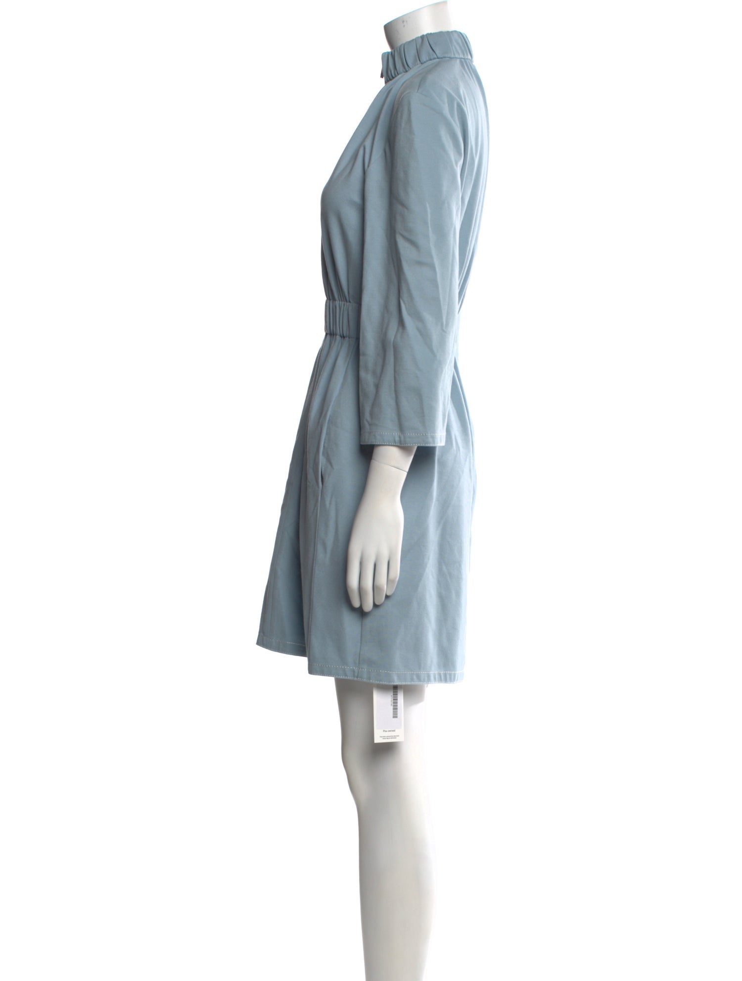 Tibi Mock Neck Mini Dress