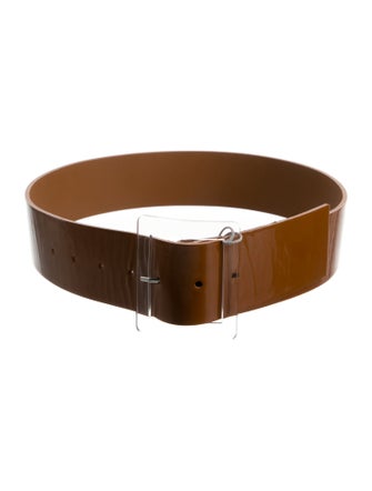 Tibi Patent Leather Waist Belt