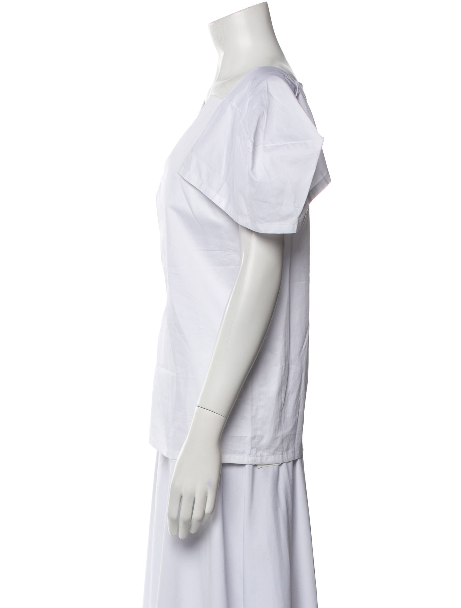 Tibi V-Neck Short Sleeve Blouse w/ Tags