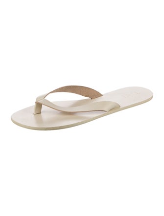 Tibi Leather Slides