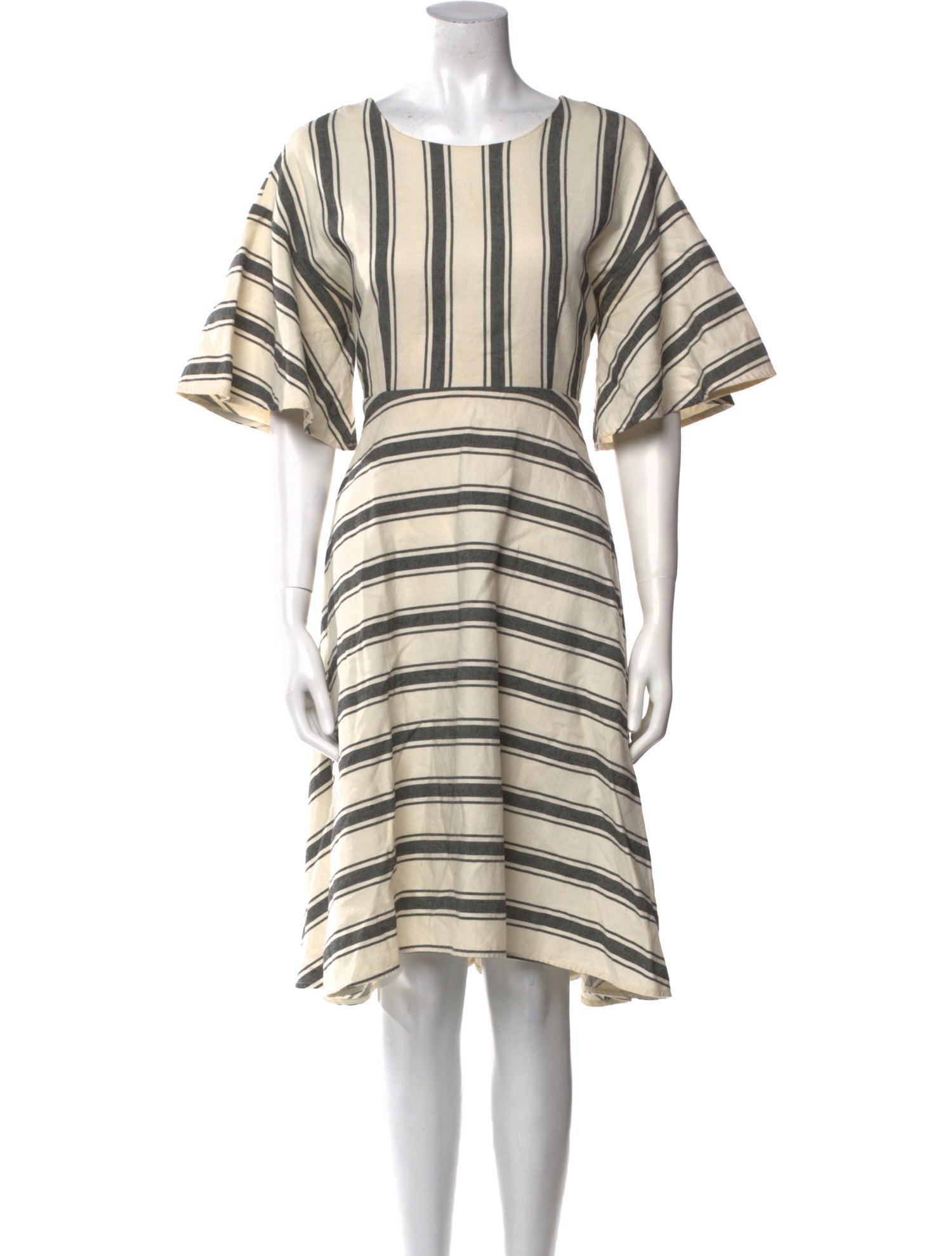 Tibi Striped Knee-Length Dress