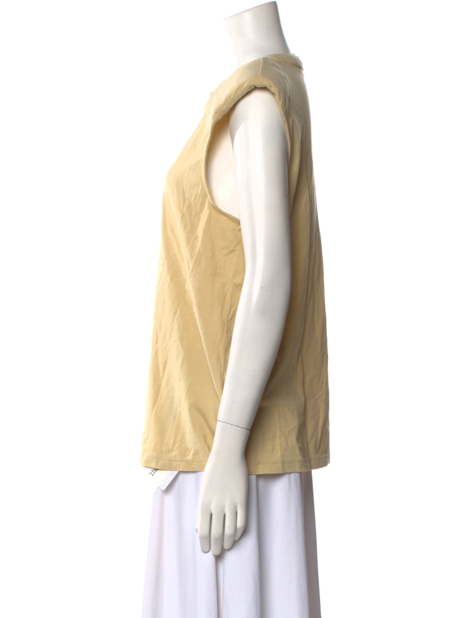 Tibi Crew Neck Short Sleeve Top