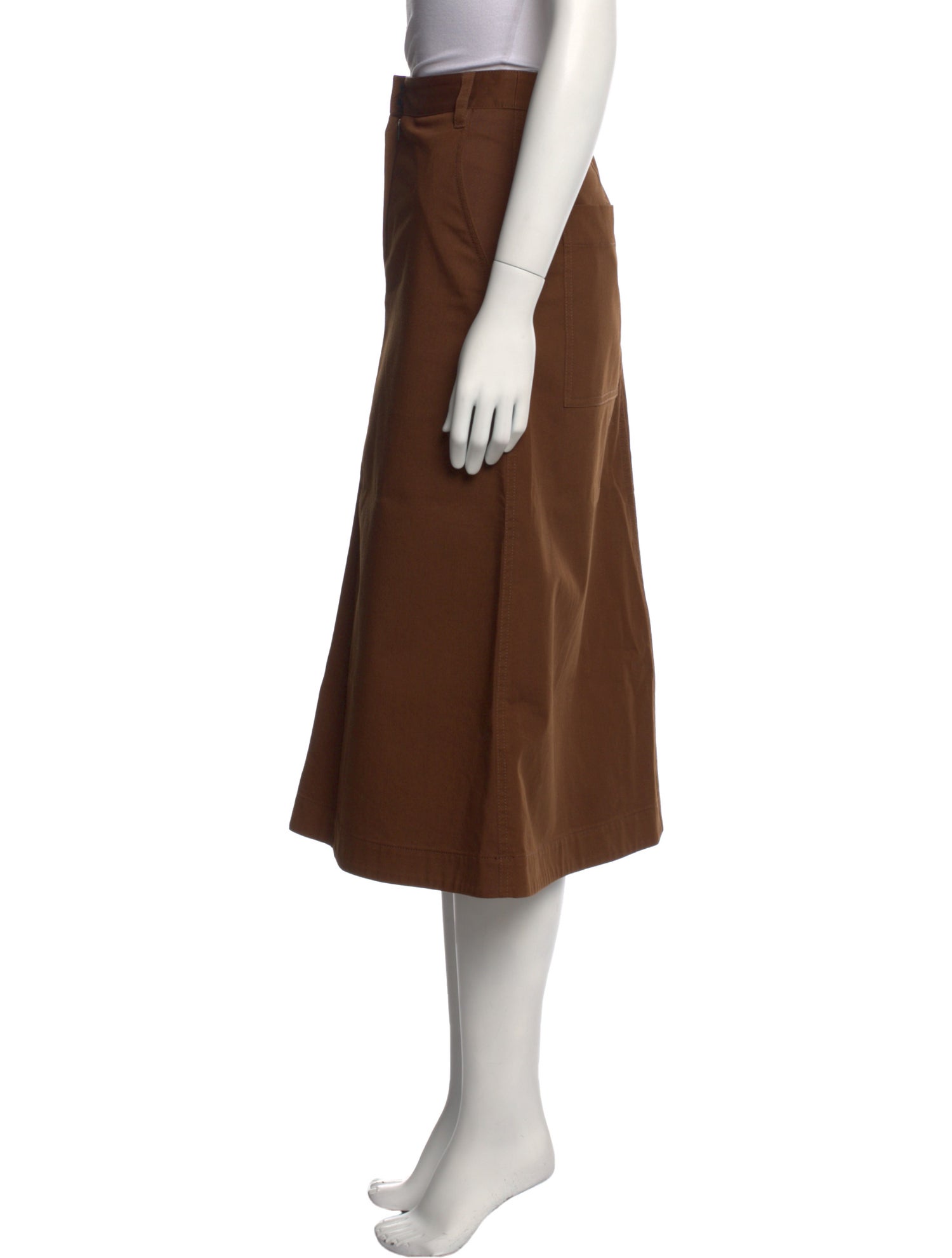 Tibi Midi Length Skirt