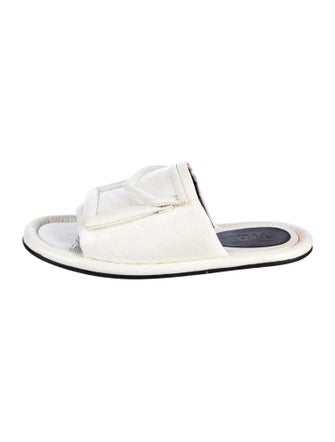Tibi Patent Leather Slides