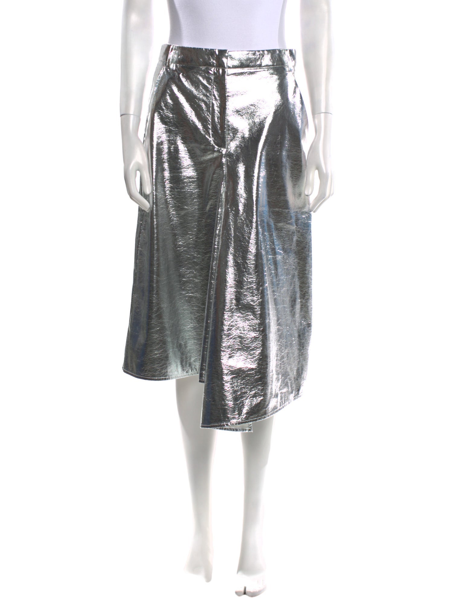 Tibi Ruffle Embellishment Knee-Length Skirt