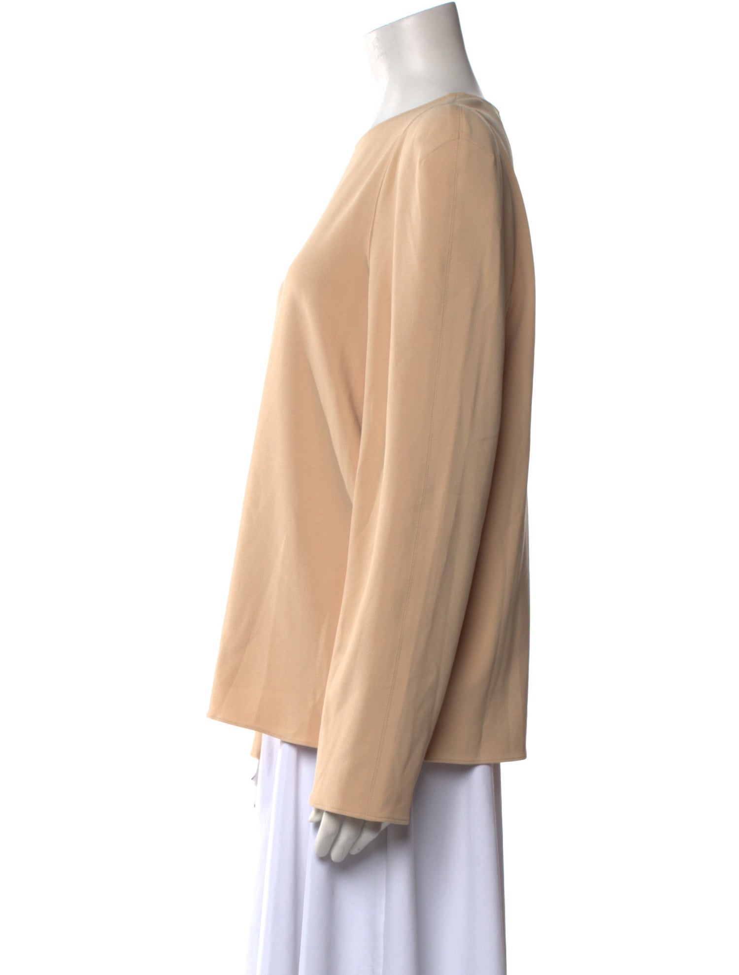Tibi Crew Neck Long Sleeve Blouse w/ Tags