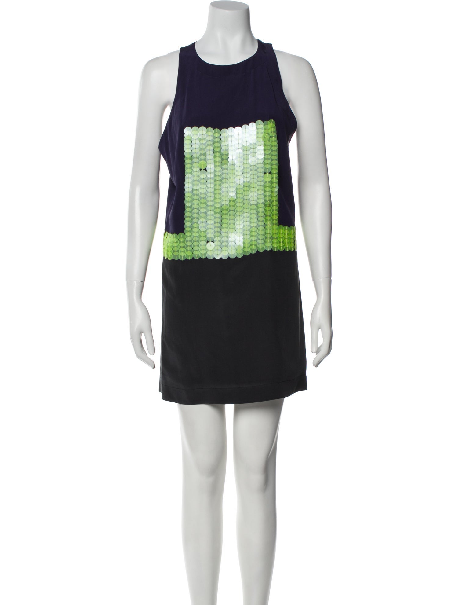 Tibi Graphic Print Mini Dress