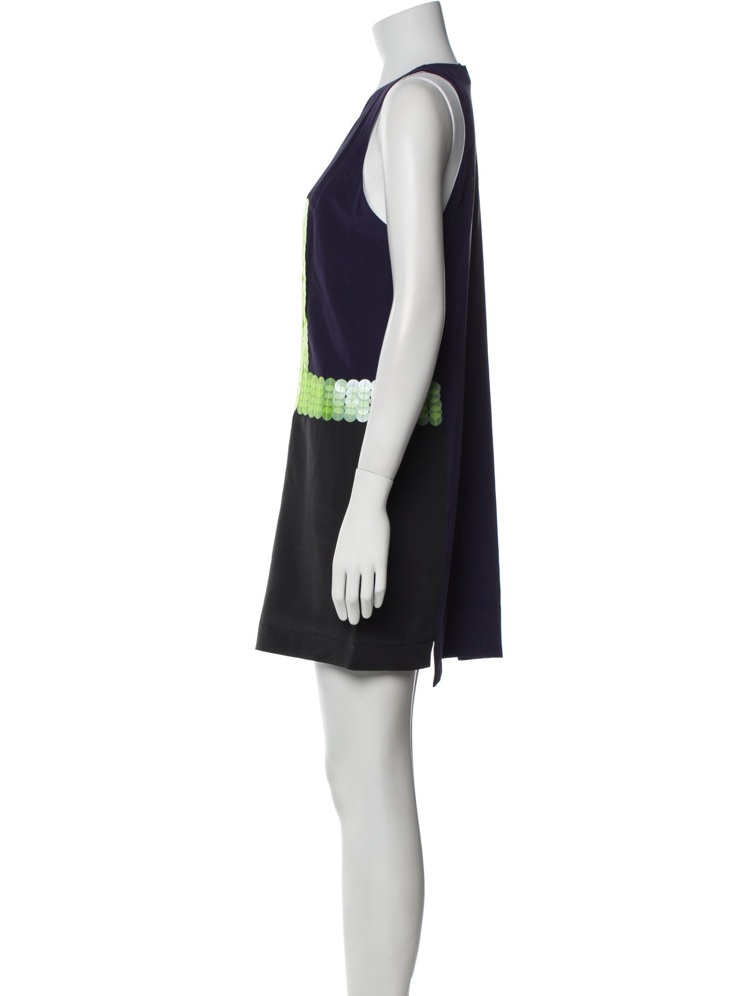 Tibi Graphic Print Mini Dress