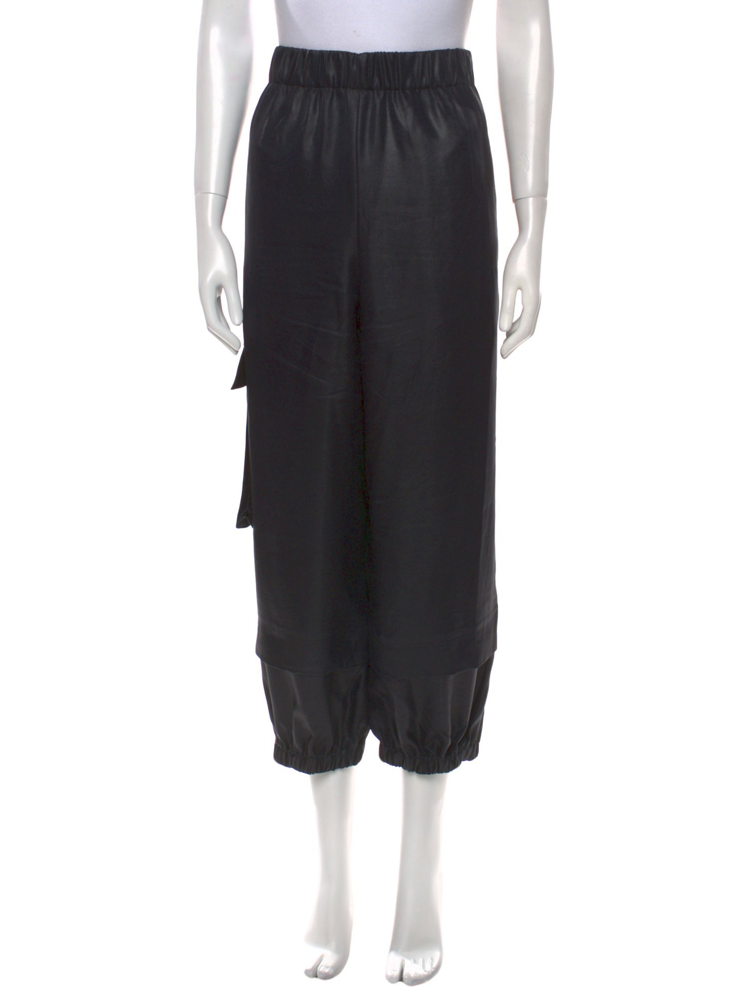 Tibi Satin Straight Leg Pants