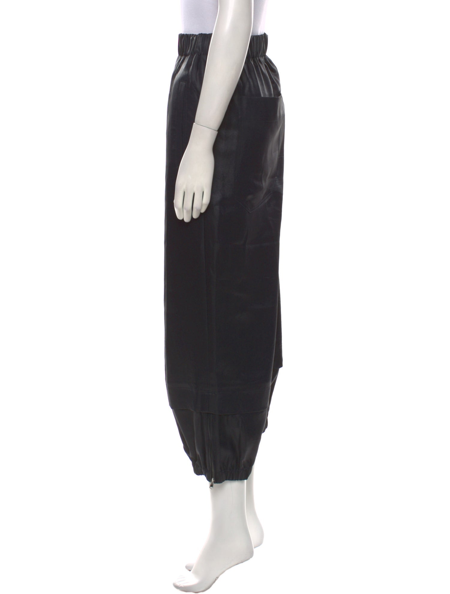 Tibi Satin Straight Leg Pants
