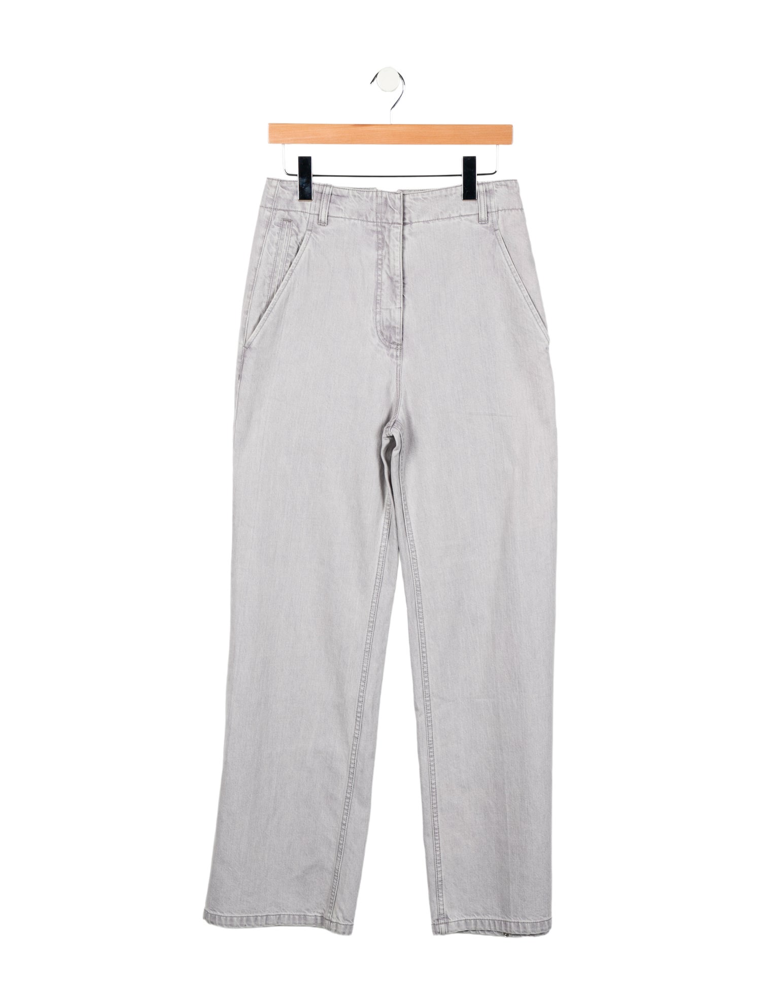 Tibi High-Rise Wide Leg Jeans