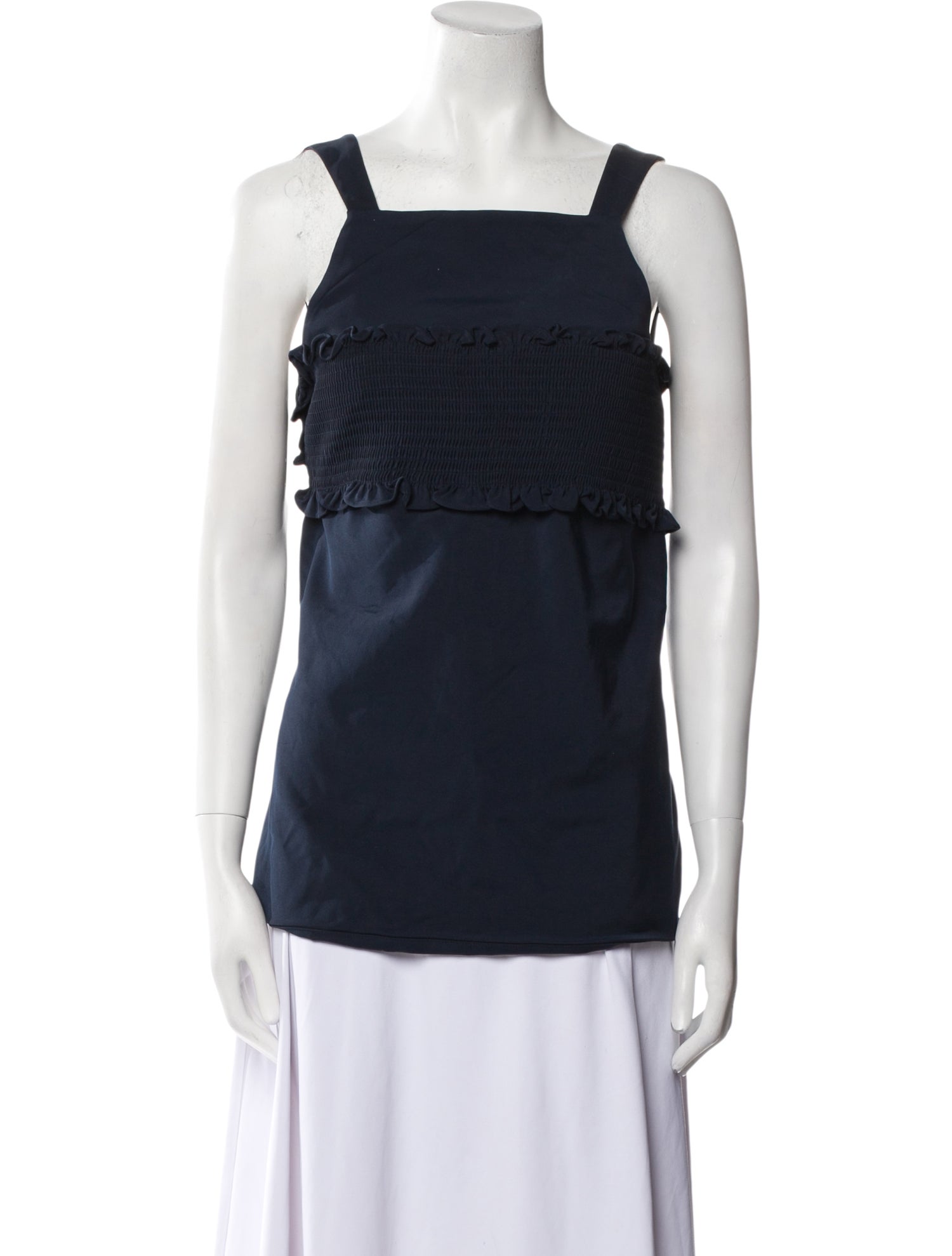 Tibi Square Neckline Mini Dress