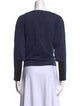 Tibi Crew Neck Long Sleeve Sweatshirt