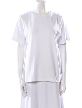 Tibi Crew Neck Short Sleeve T-Shirt