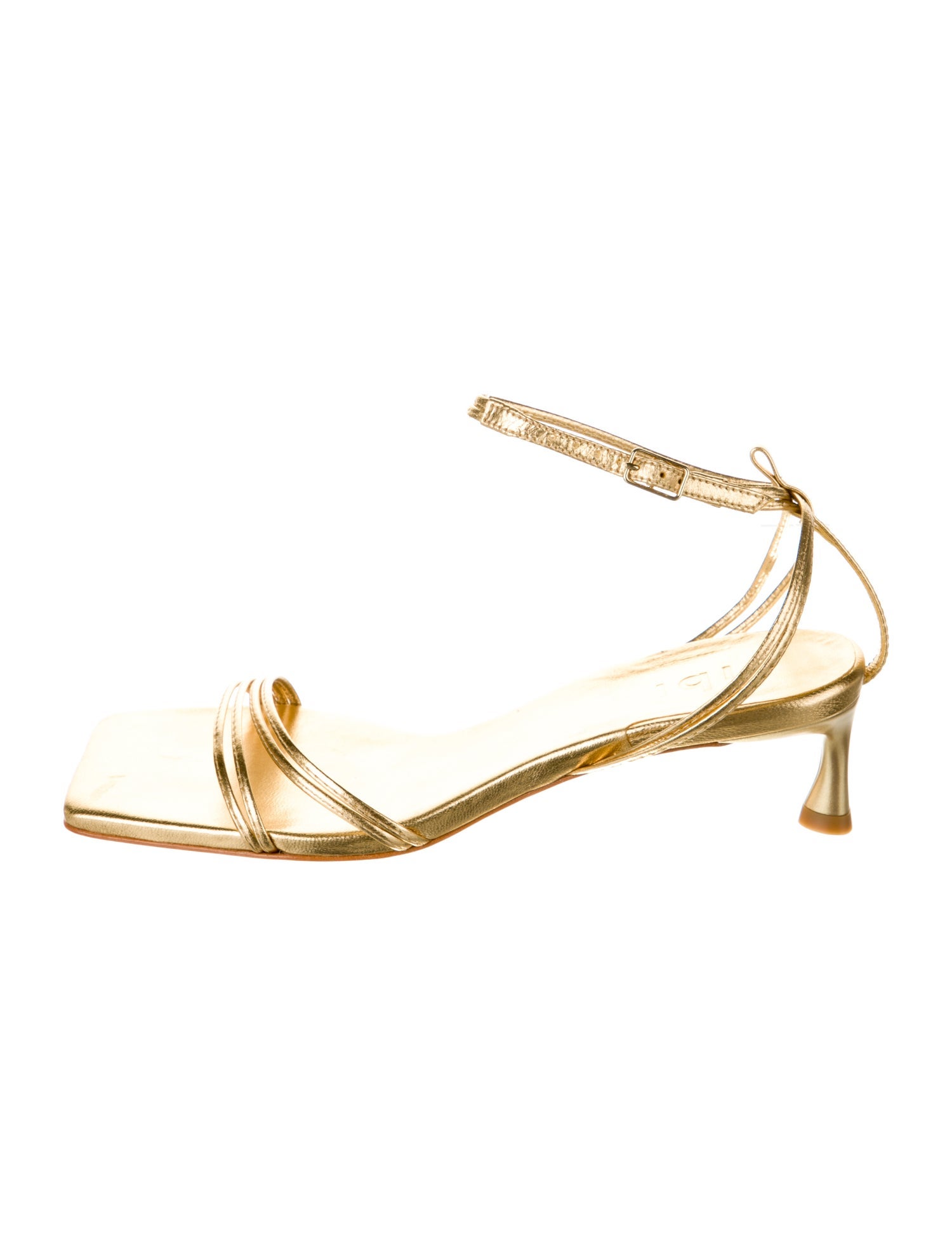 The Row Constance Leather Slingback Sandals w/ Tags - Brown