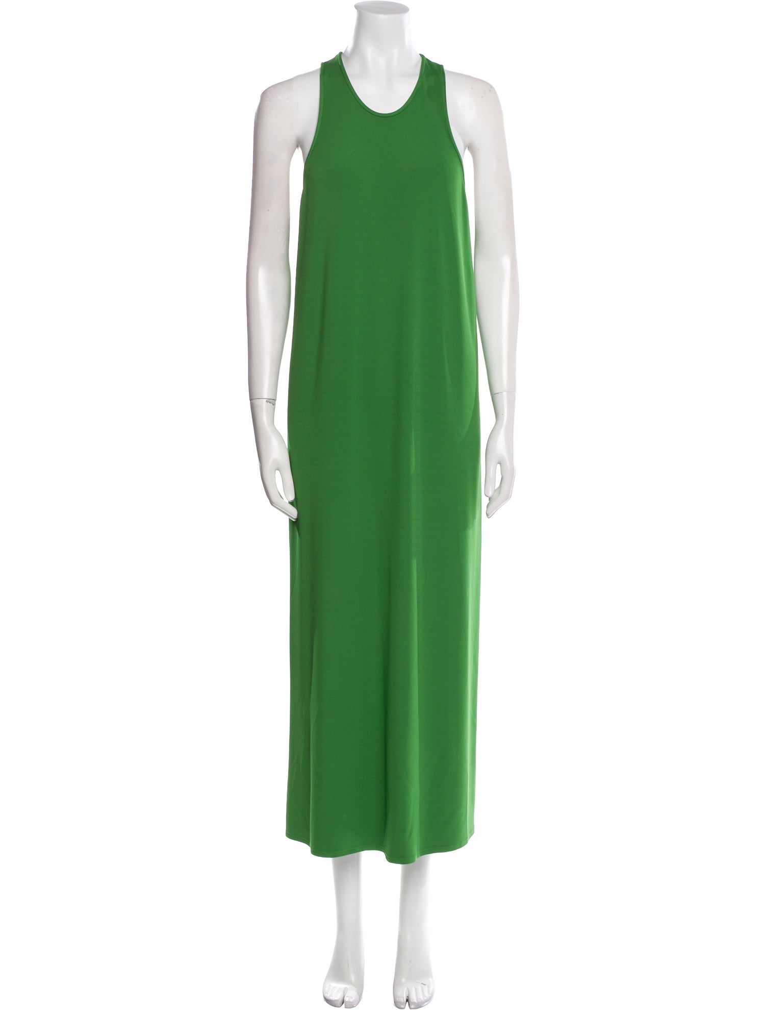 Tibi Scoop Neck Long Dress