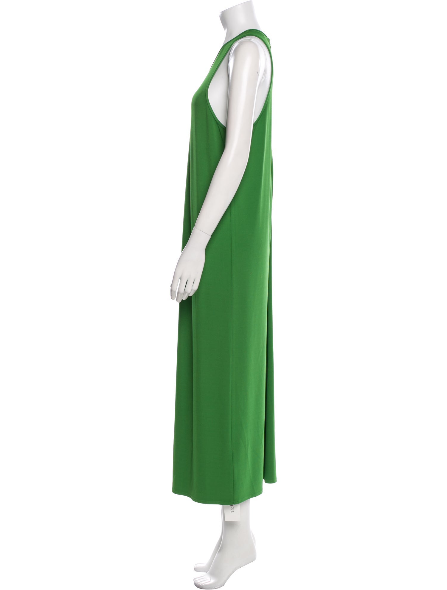 Tibi Scoop Neck Long Dress