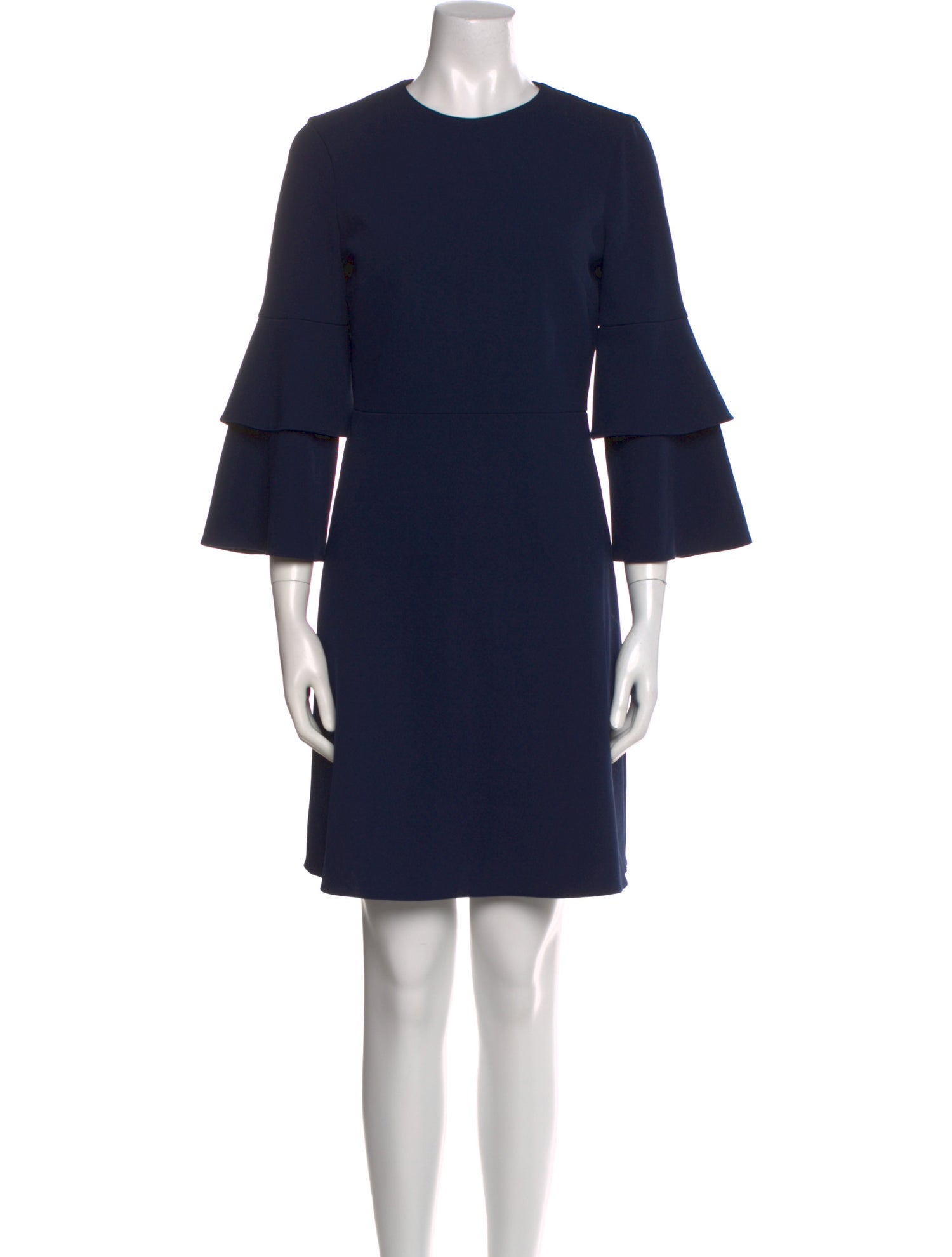 Tibi Crew Neck Mini Dress