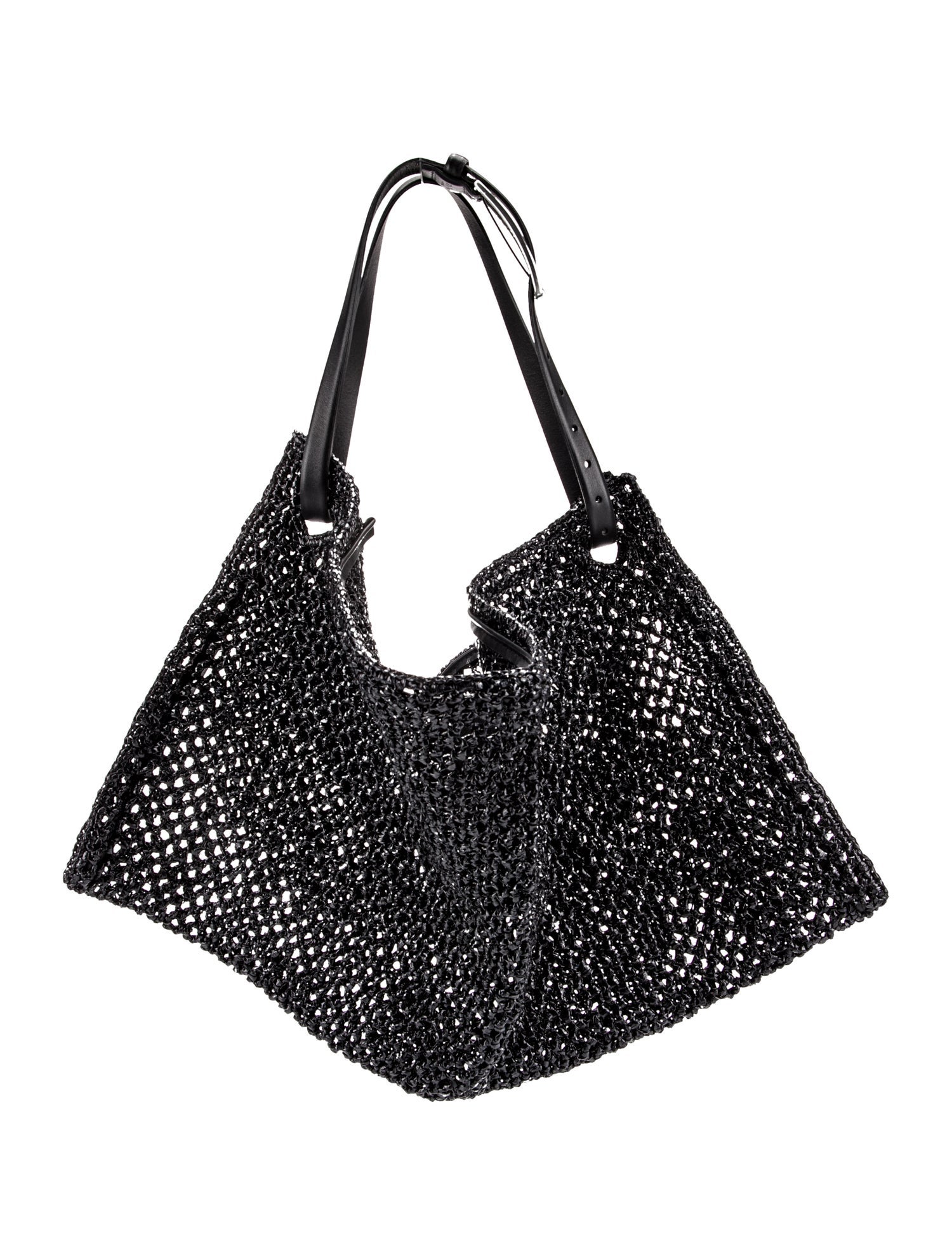 Tibi Straw Shoulder Bag