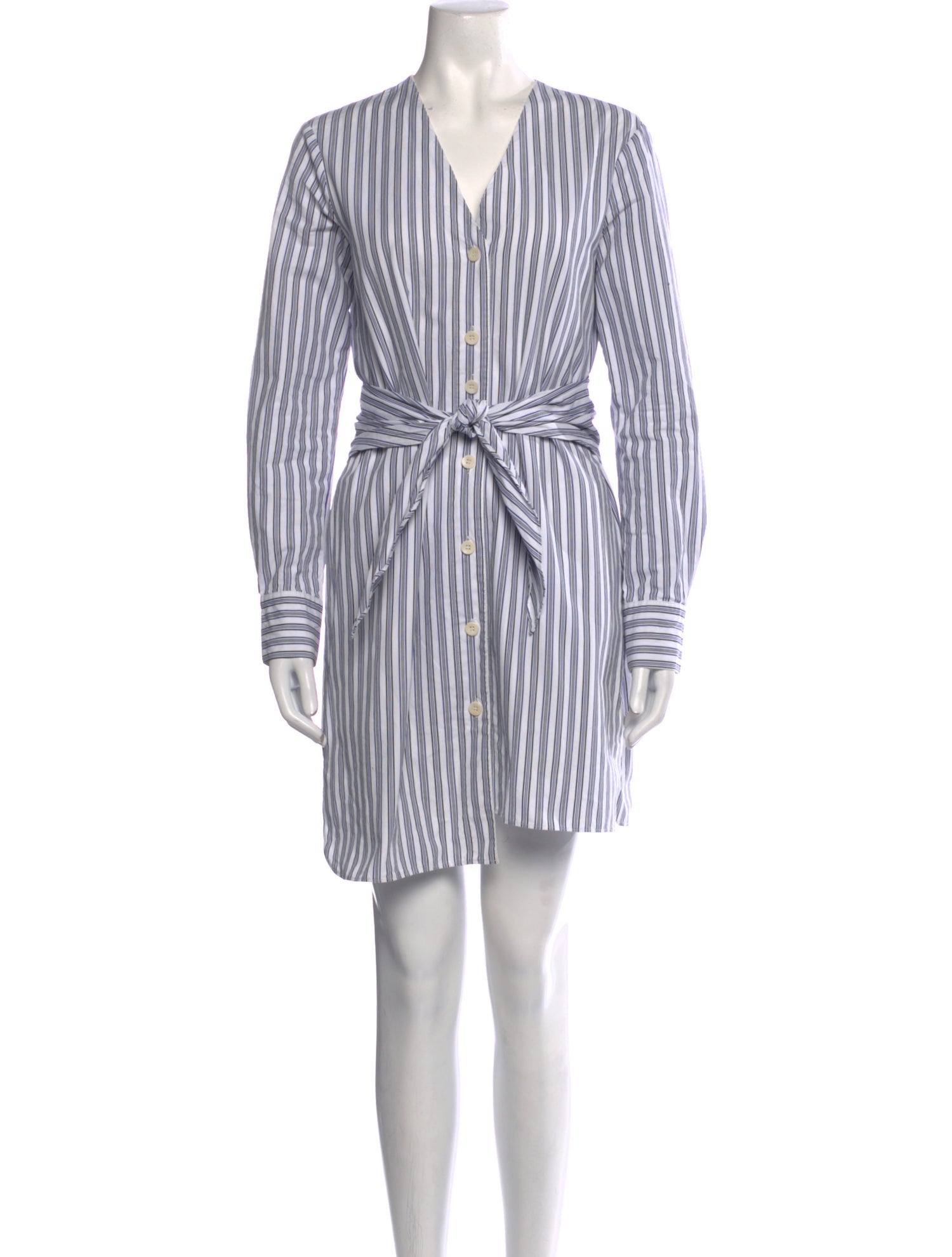 Tibi Striped Mini Dress