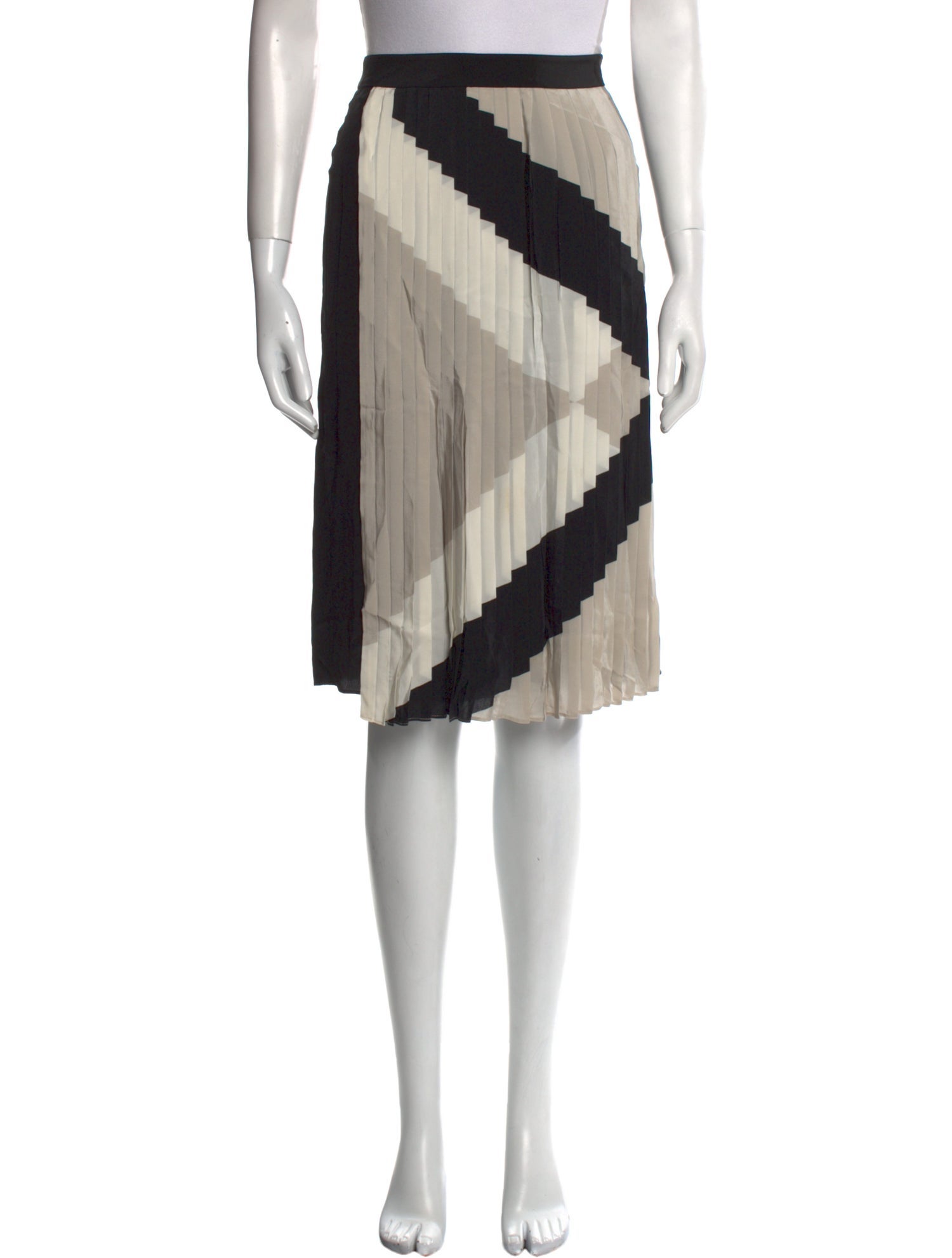 Tibi Silk Knee-Length Skirt